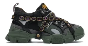 Gucci Flashtrek SEGA Green Removable Crystal