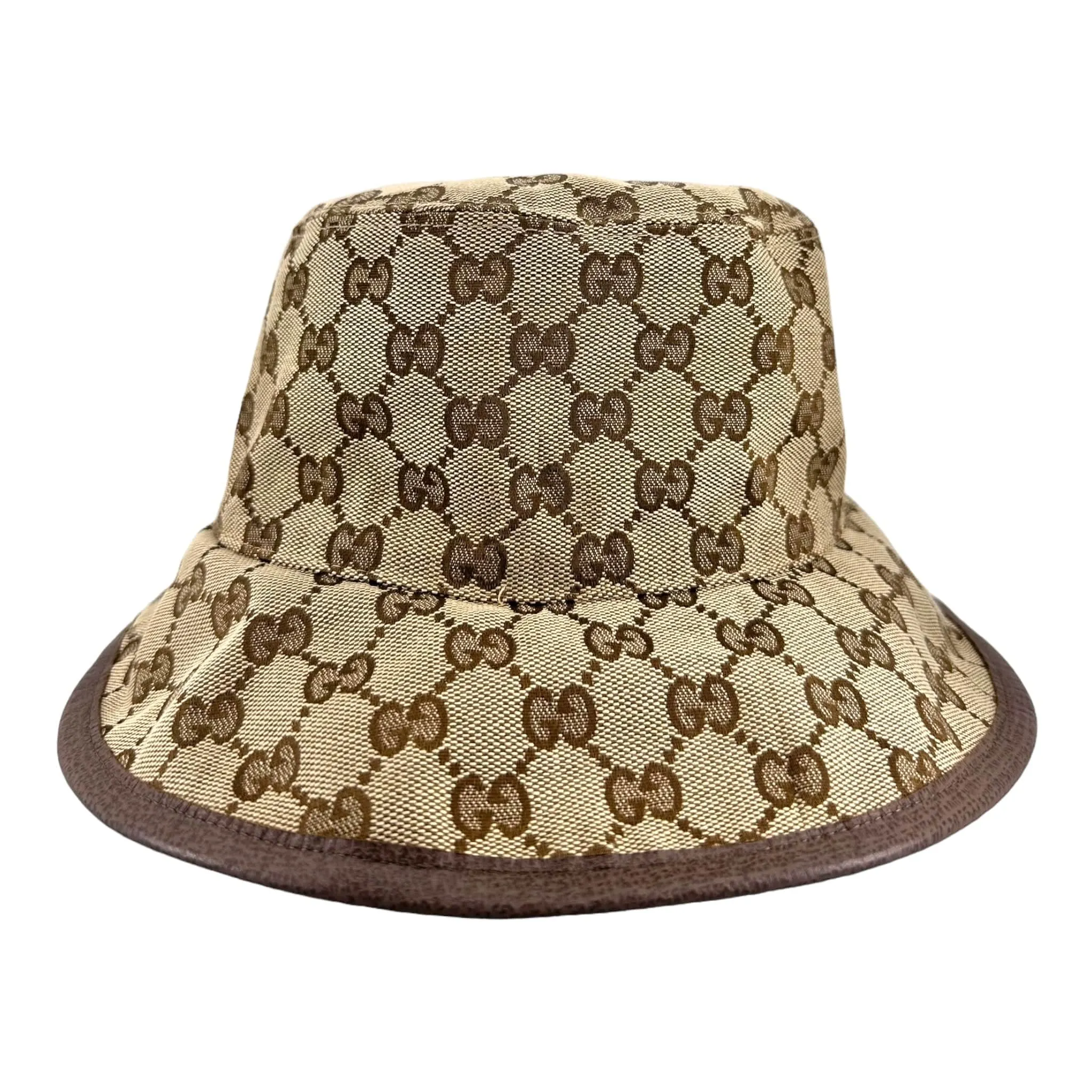 Gucci GG Supreme Reversible Bucket Hat Bucket Hat Beige Brown