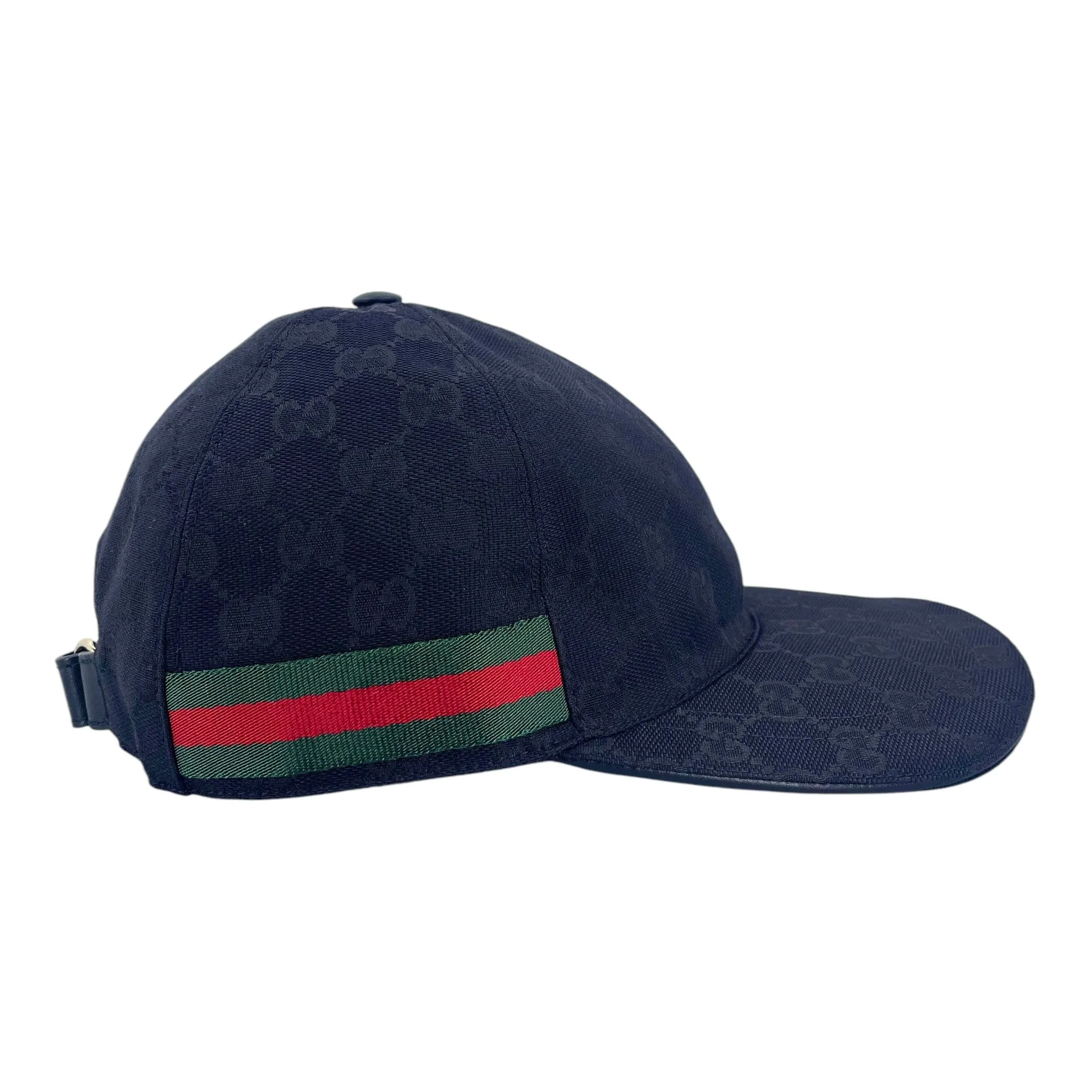 Gucci Original GG Canvas Web Baseball Hat Black