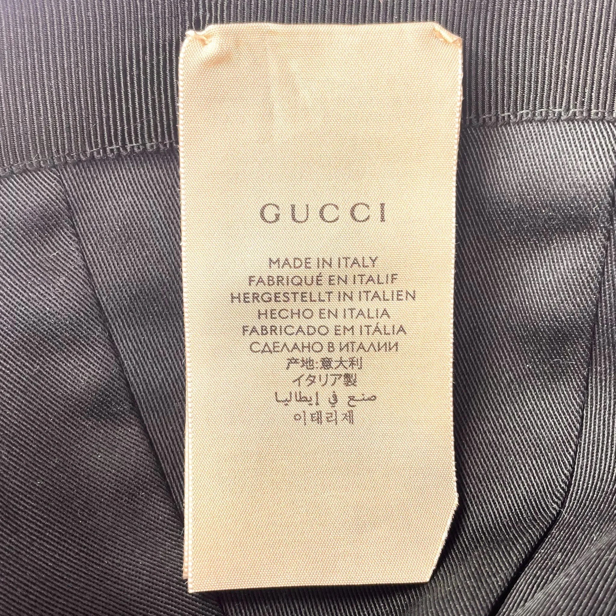 Gucci Original GG Canvas Web Baseball Hat Black