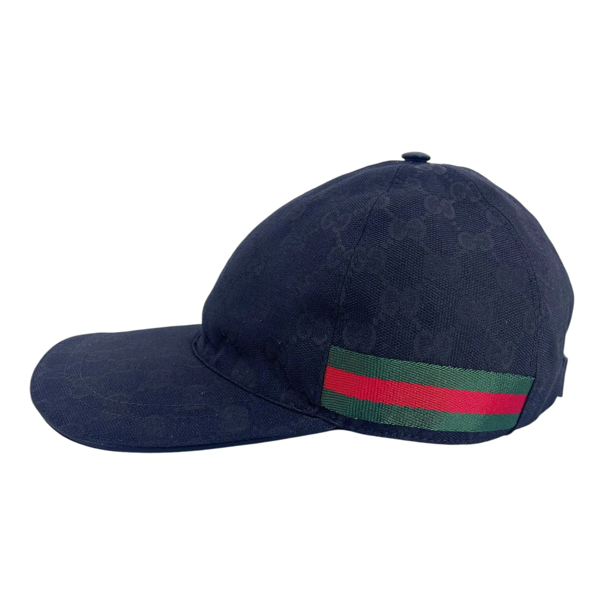 Gucci Original GG Canvas Web Baseball Hat Black