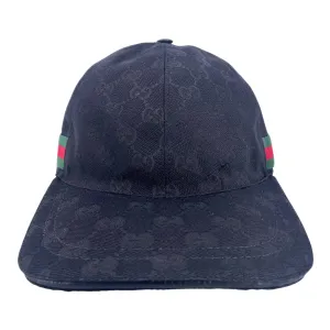 Gucci Original GG Canvas Web Baseball Hat Black