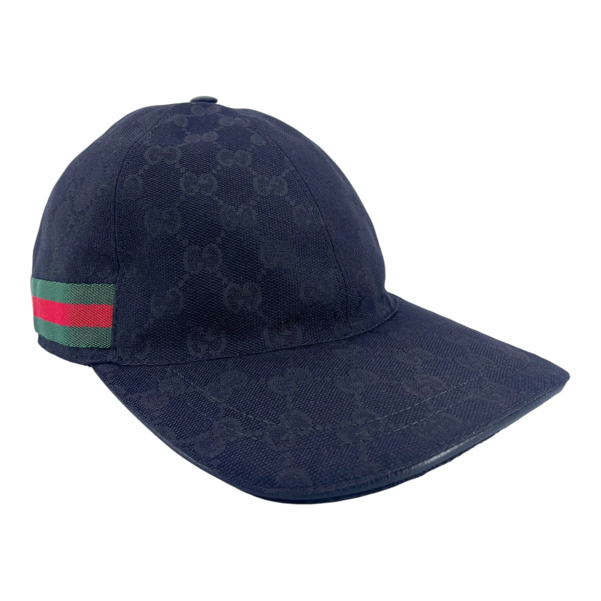 Gucci Original GG Canvas Web Baseball Hat Black
