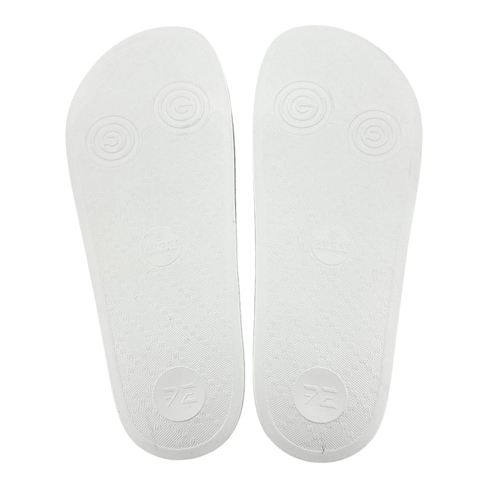 Gucci Pursuit Pool Slide Sandal White Red Green