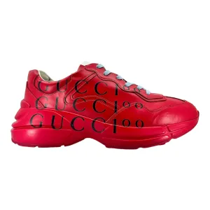 Gucci Rhyton Gucci 100 Sneaker Red Pre-Owned