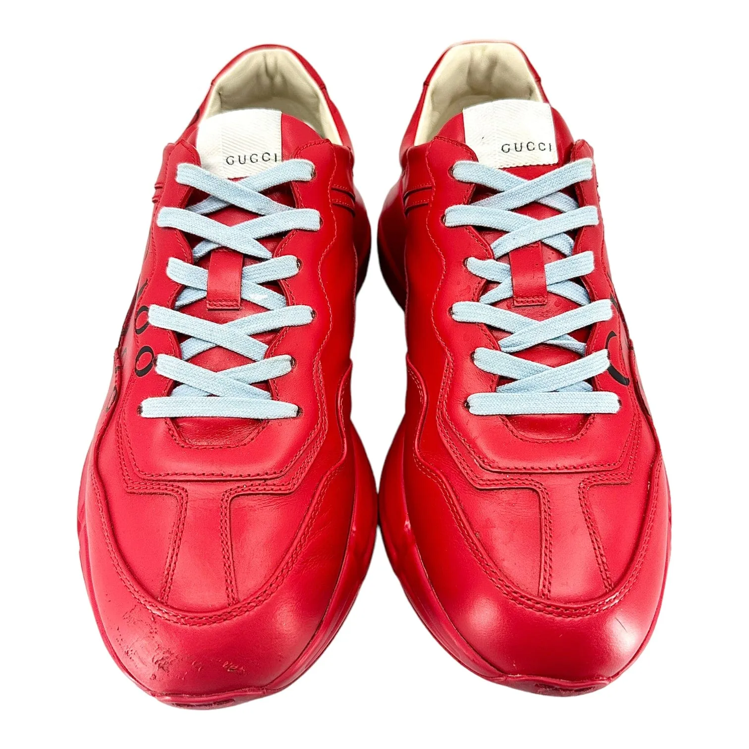 Gucci Rhyton Gucci 100 Sneaker Red Pre-Owned
