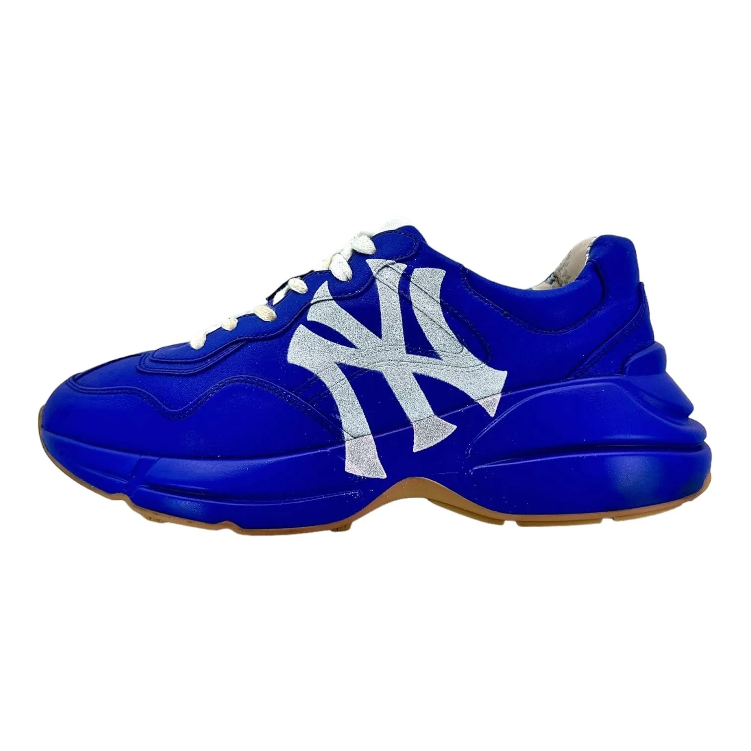 Gucci Rhyton Sneaker New York Yankees Blue Pre-Owned