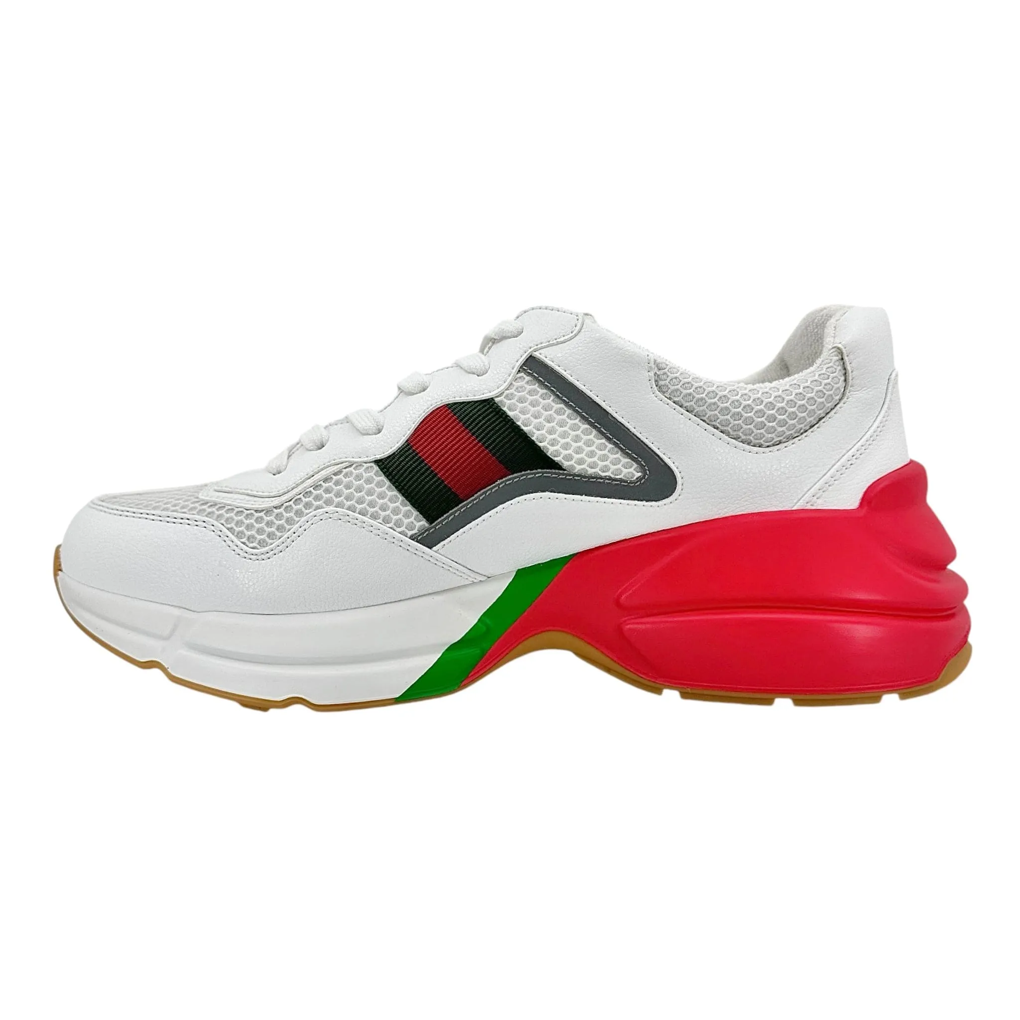 Gucci Rhyton White Leather Effect Sneaker White