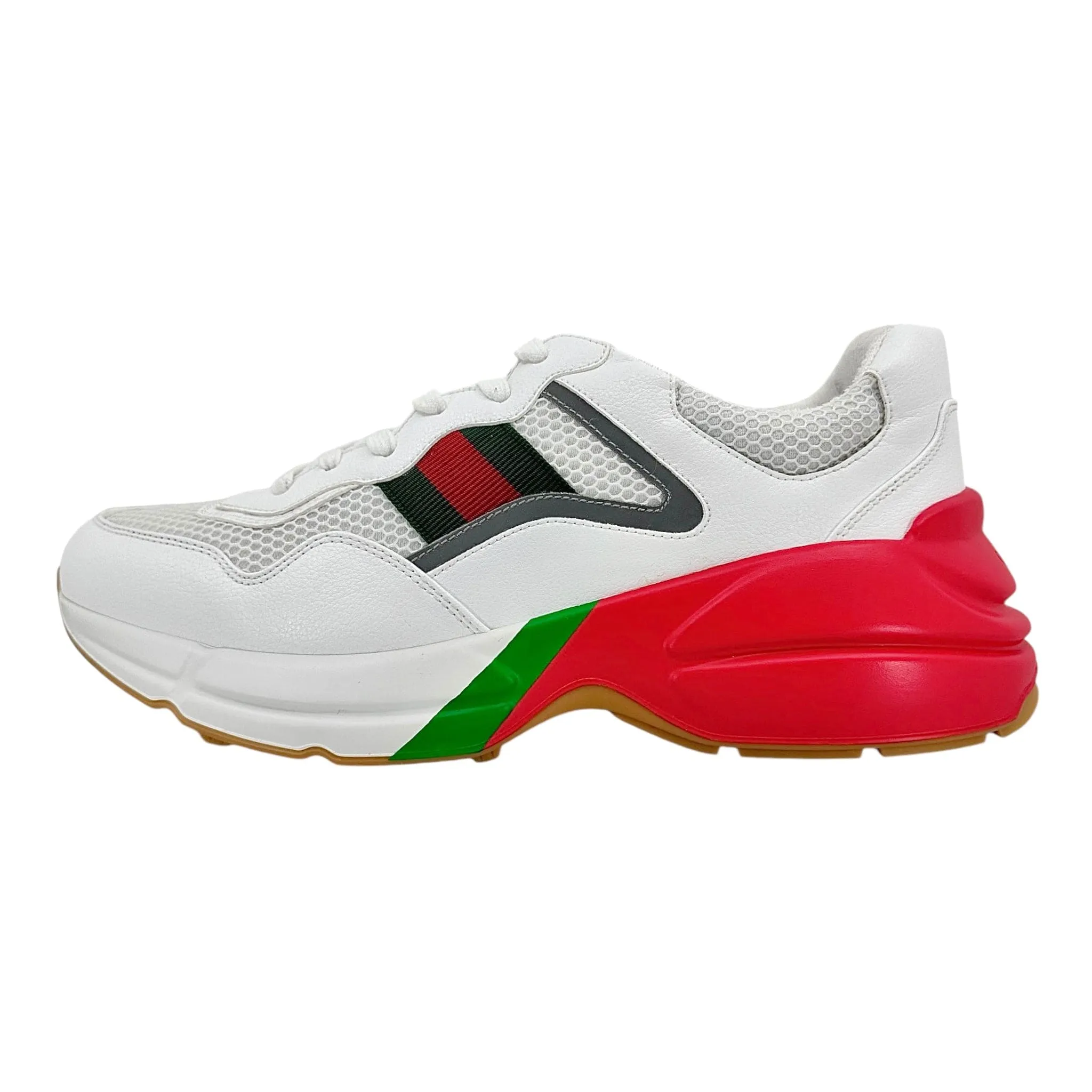 Gucci Rhyton White Leather Effect Sneaker White