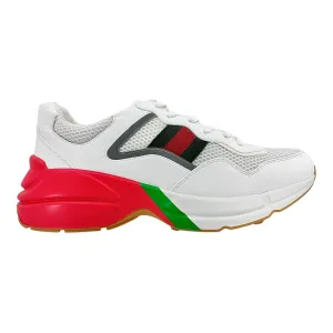 Gucci Rhyton White Leather Effect Sneaker White