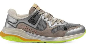Gucci Ultrapace Sneaker Silver Metallic