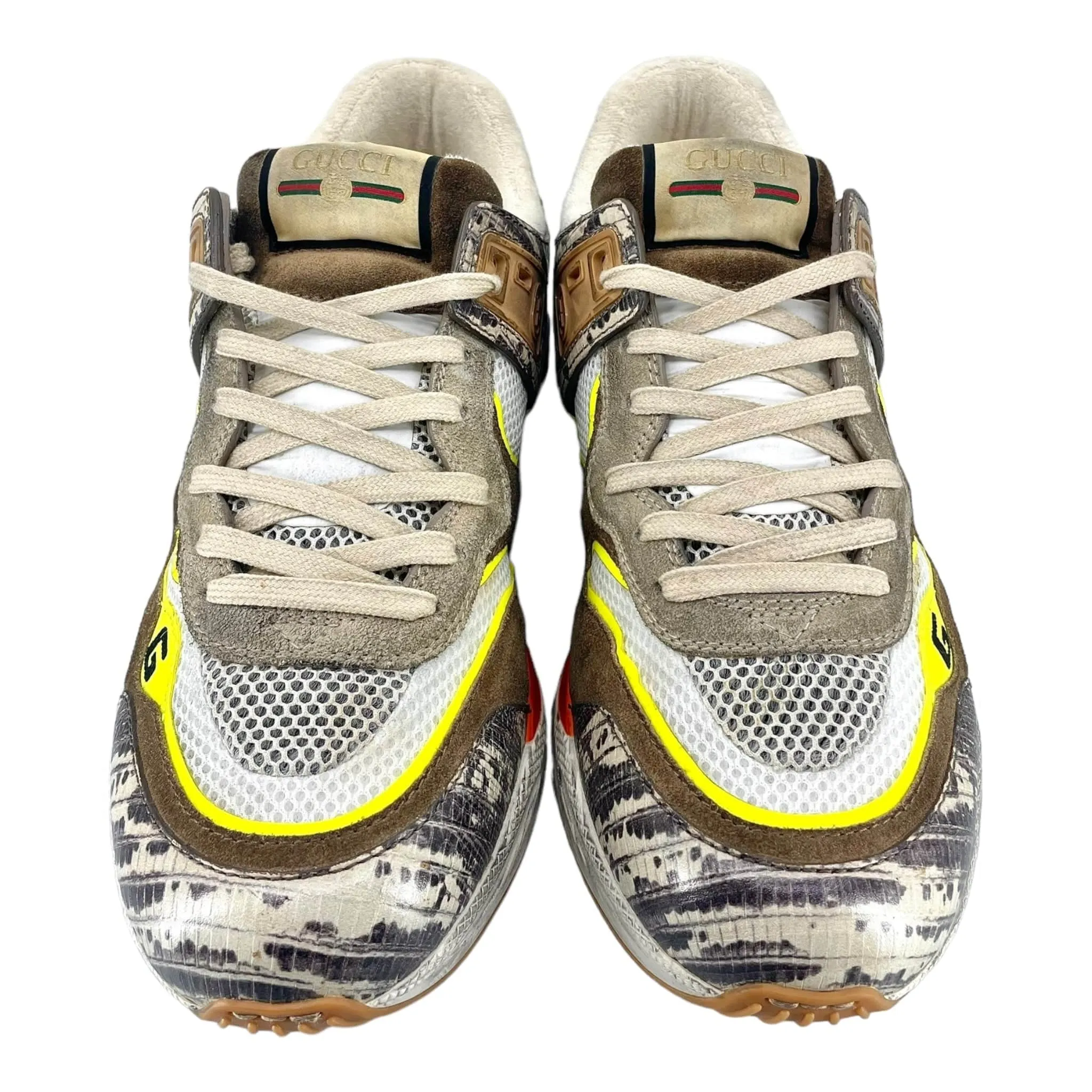 Gucci Ultrapace Sneaker Snakeskin Pre-Owned