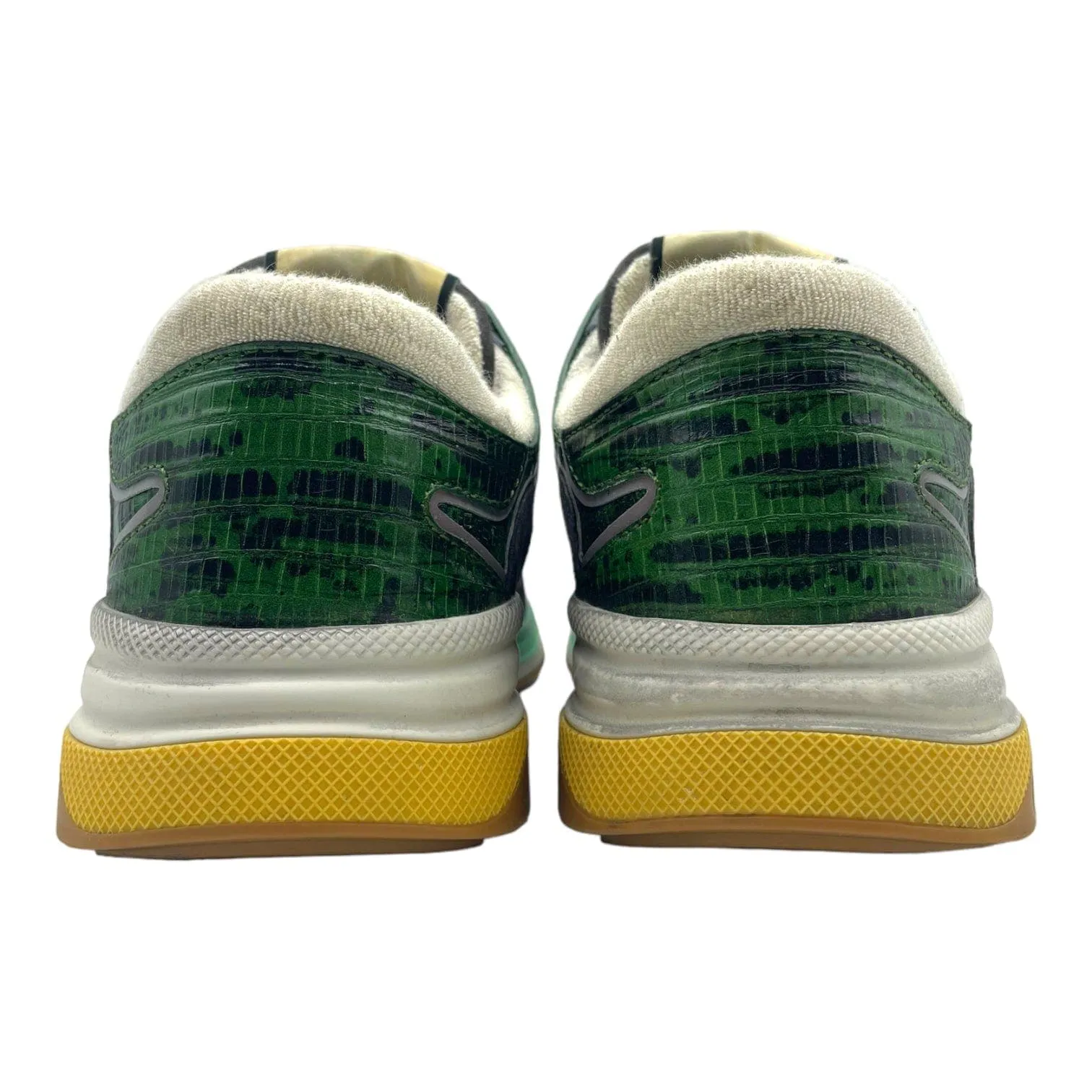 Gucci Ultrapace Sneaker Tejus Printed Green Pre-Owned