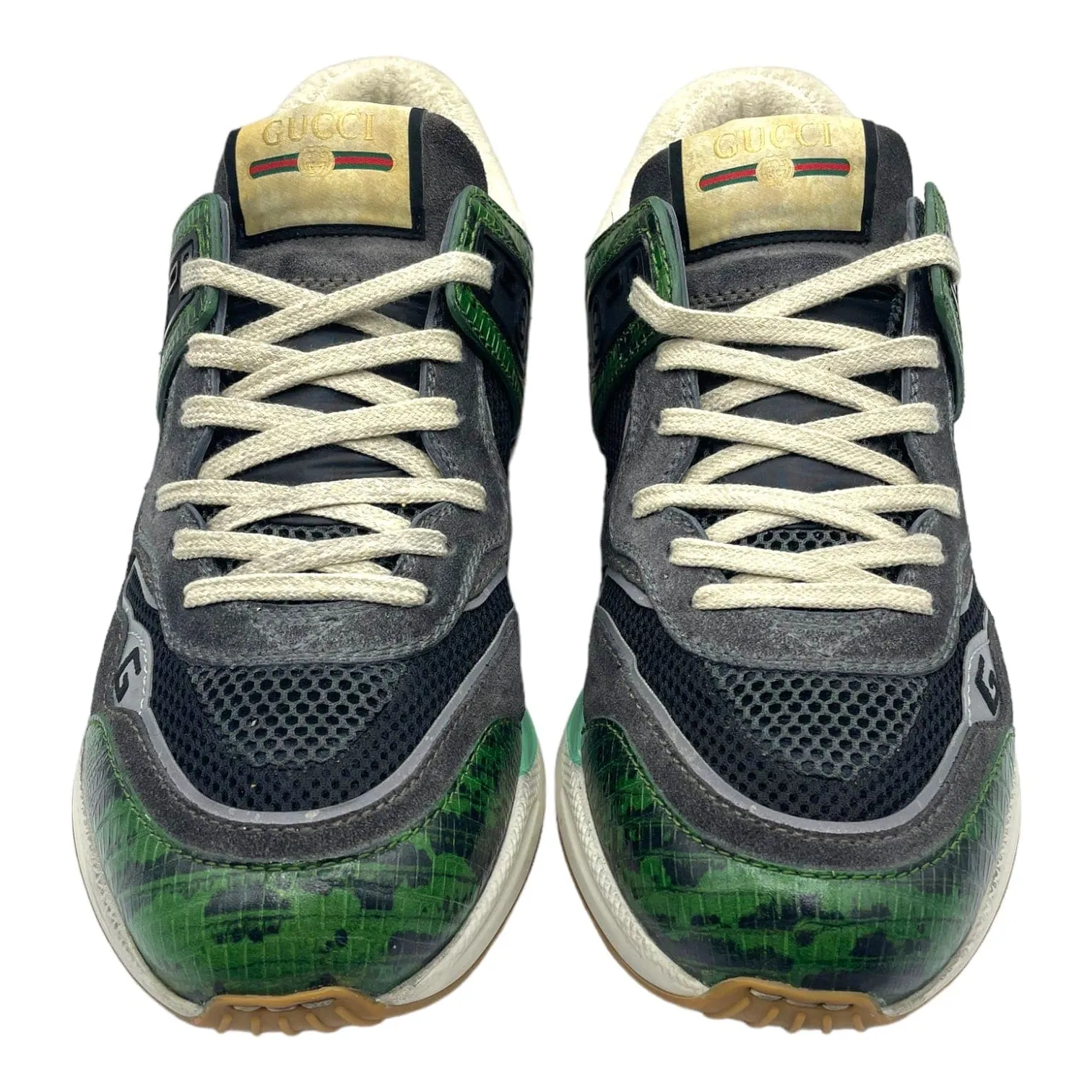 Gucci Ultrapace Sneaker Tejus Printed Green Pre-Owned