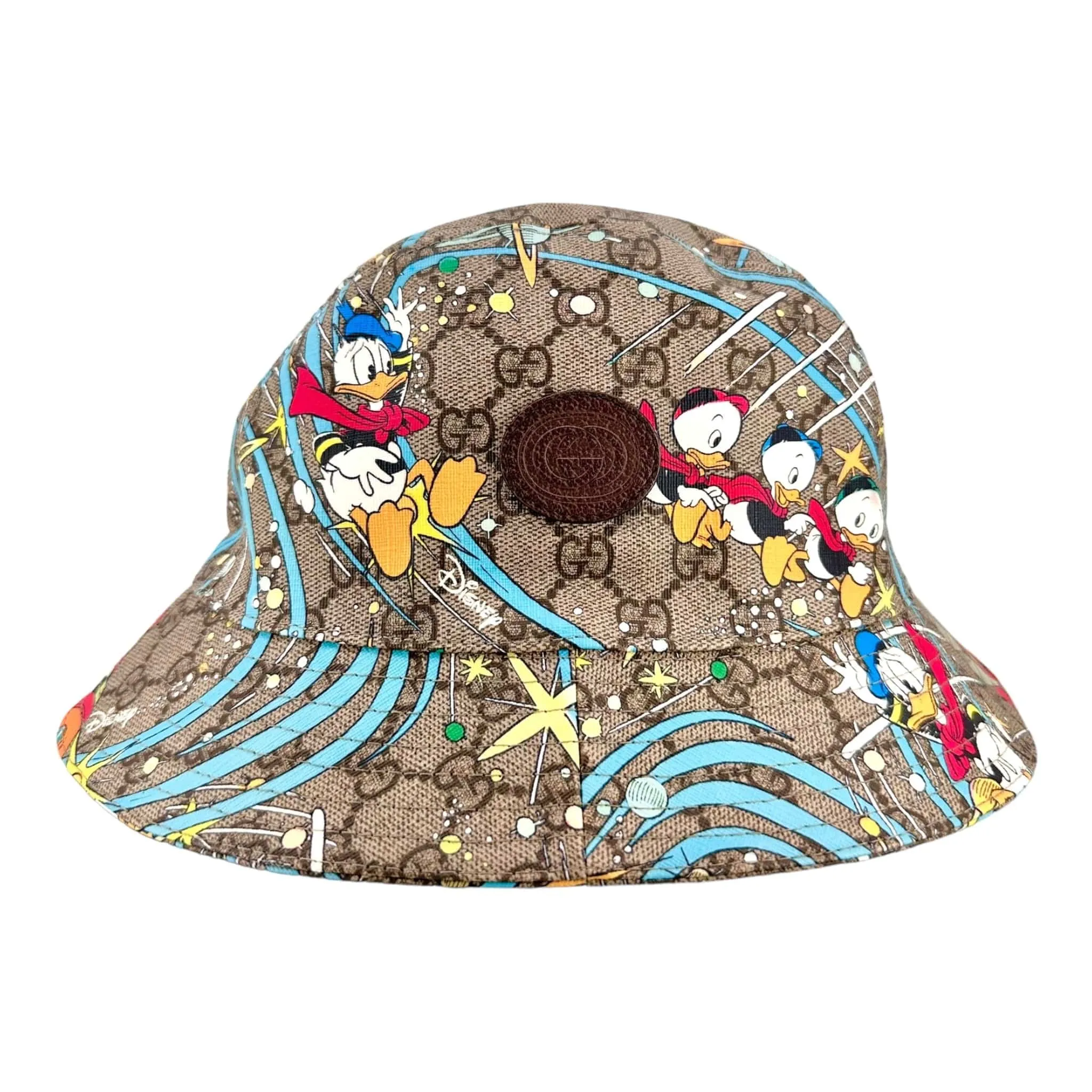 Gucci x Disney Donald Duck Supreme Canvas Hat Beige Pre-Owned