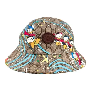Gucci x Disney Donald Duck Supreme Canvas Hat Beige Pre-Owned