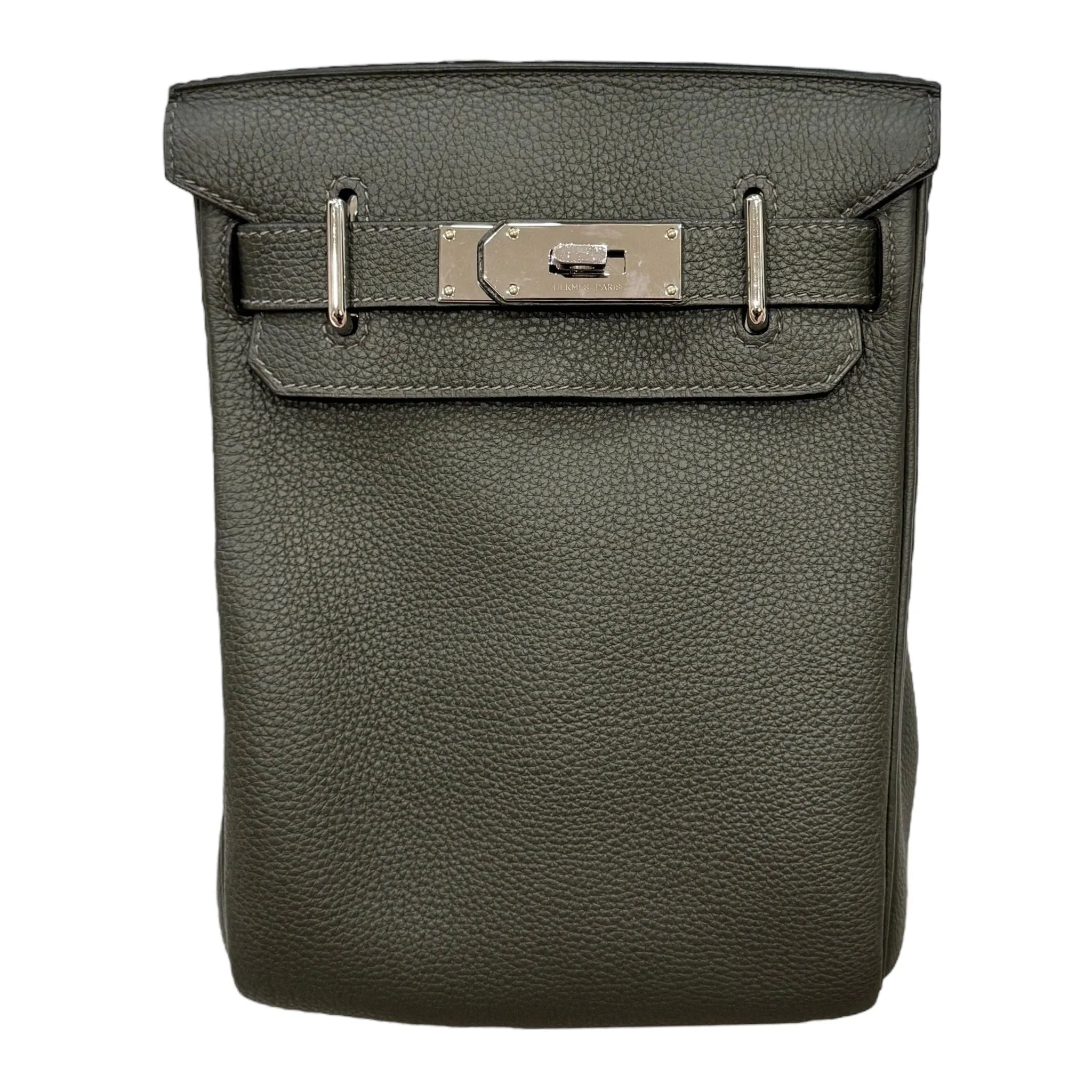 Hermes Hac A Dos Crossbody Messenger Bag Vert Mangrove