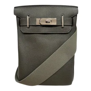Hermes Hac A Dos Crossbody Messenger Bag Vert Mangrove