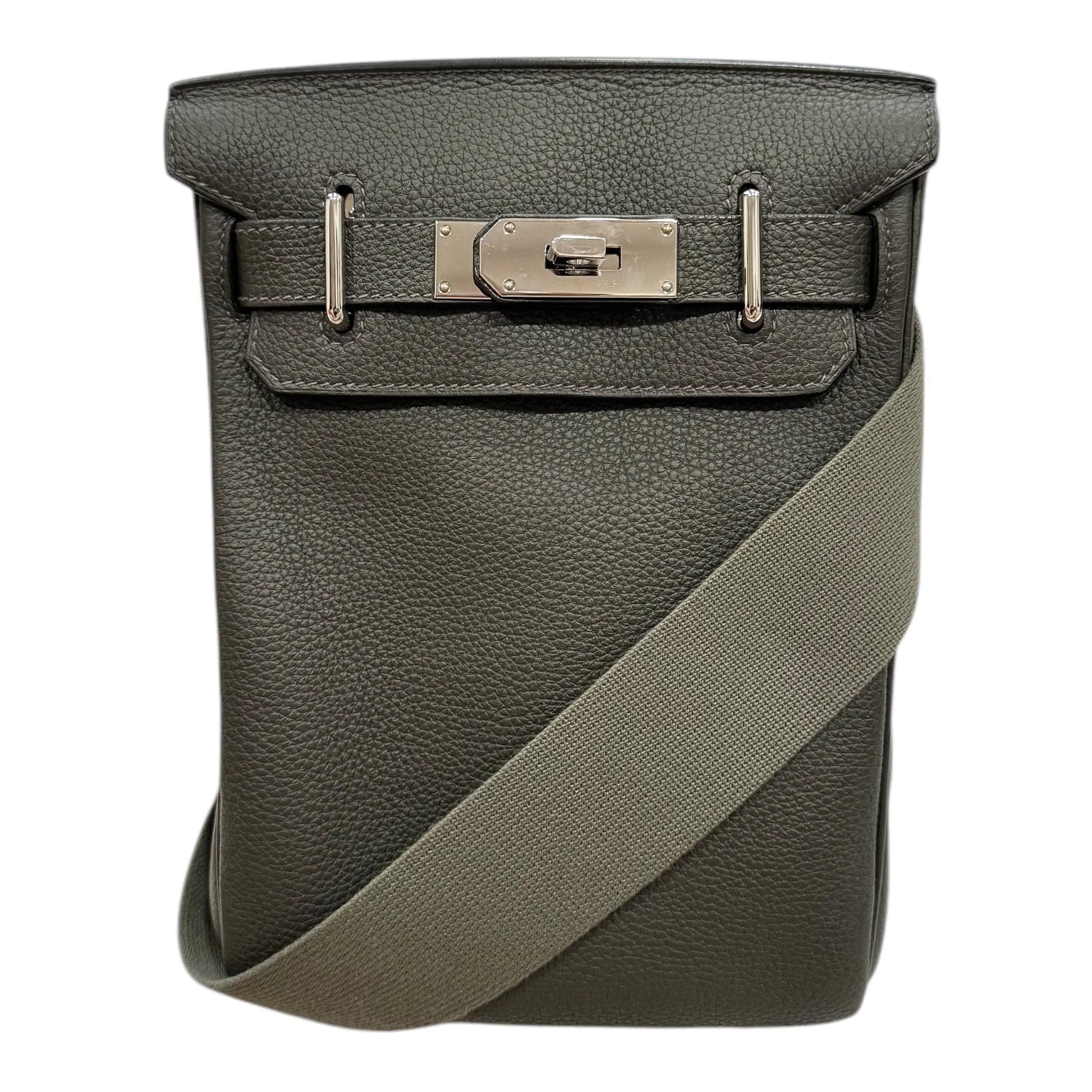 Hermes Hac A Dos Crossbody Messenger Bag Vert Mangrove
