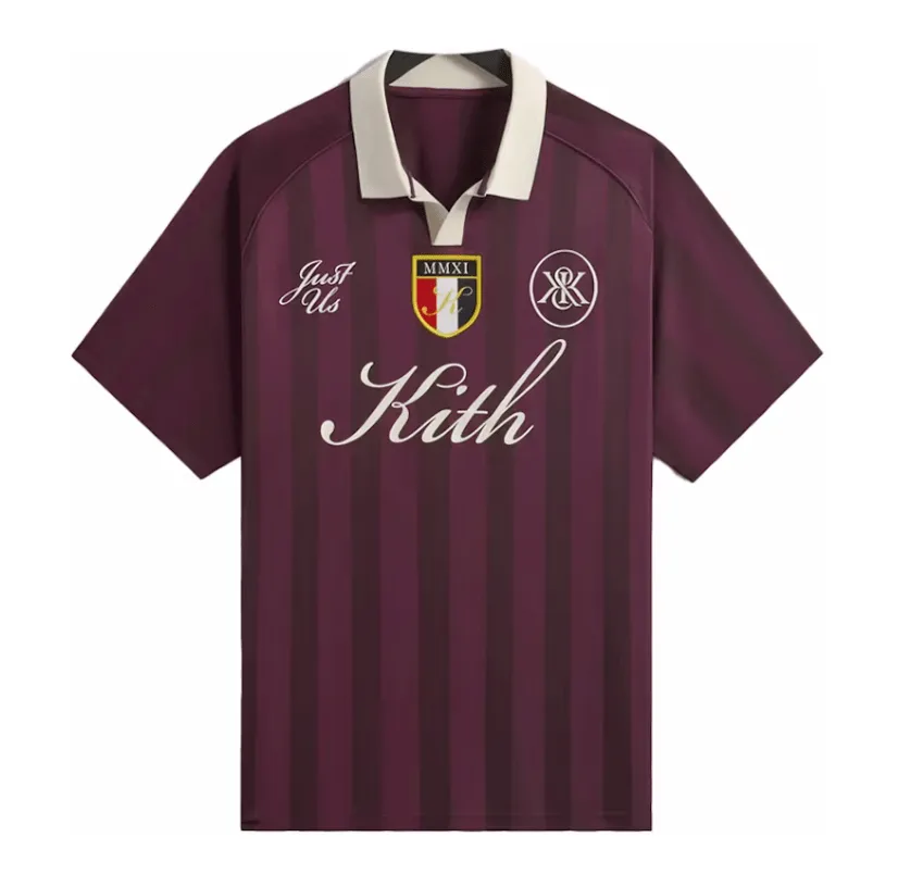 Kith Shadow Stripe Marcel Soccer Jersey Rave