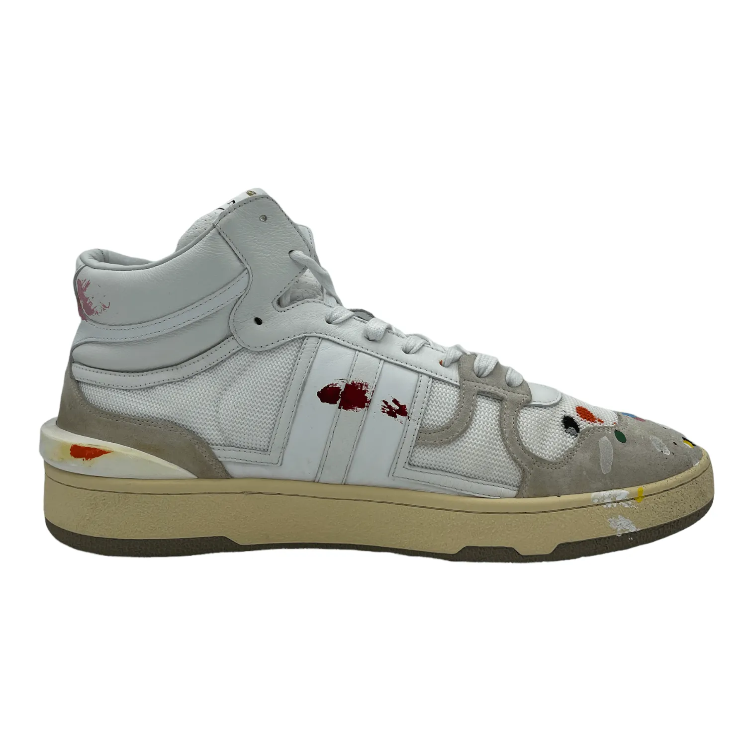 Lanvin x Gallery Department High-Top Sneaker Painted Clay Pre-Owned