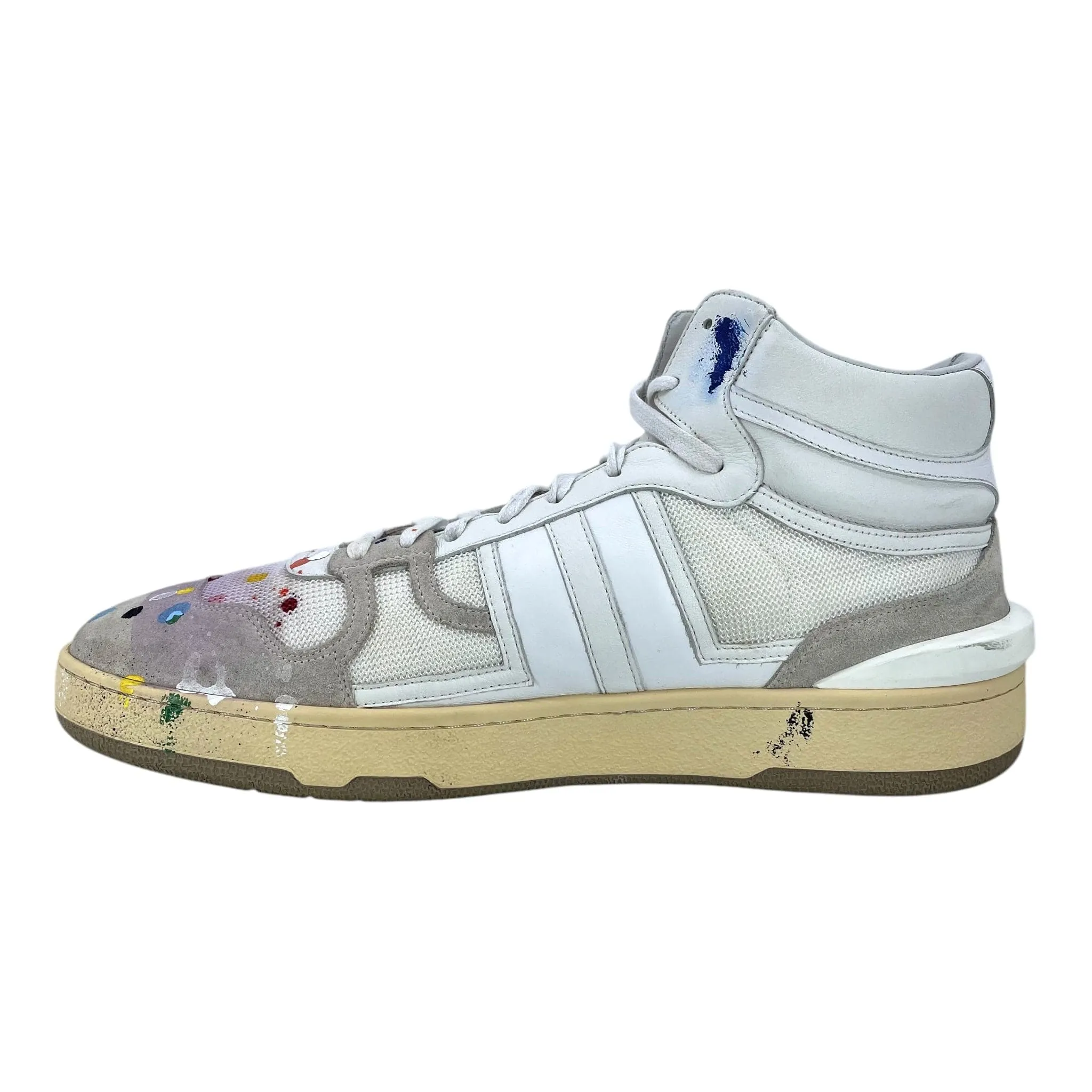Lanvin x Gallery Department High-Top Sneaker Painted Clay Pre-Owned