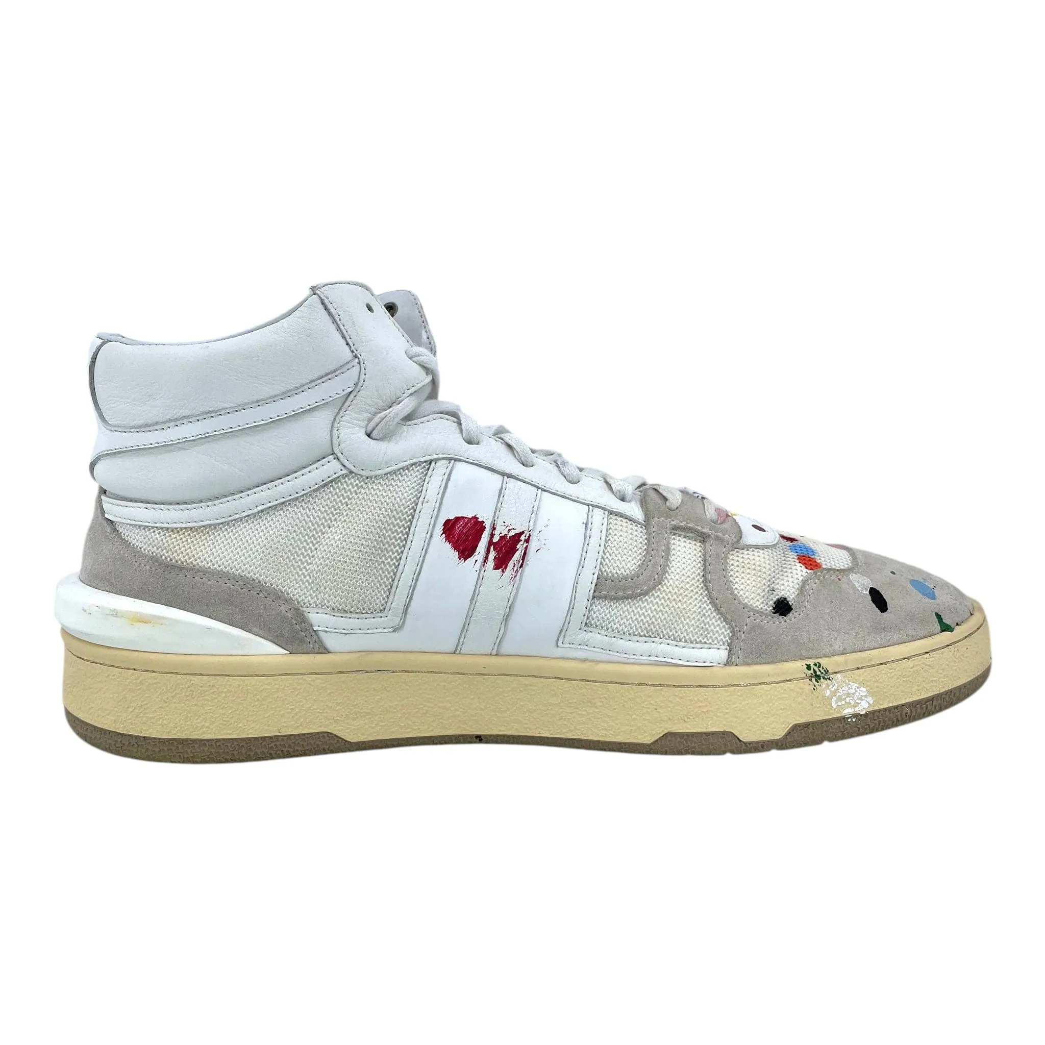 Lanvin x Gallery Department High-Top Sneaker Painted Clay Pre-Owned