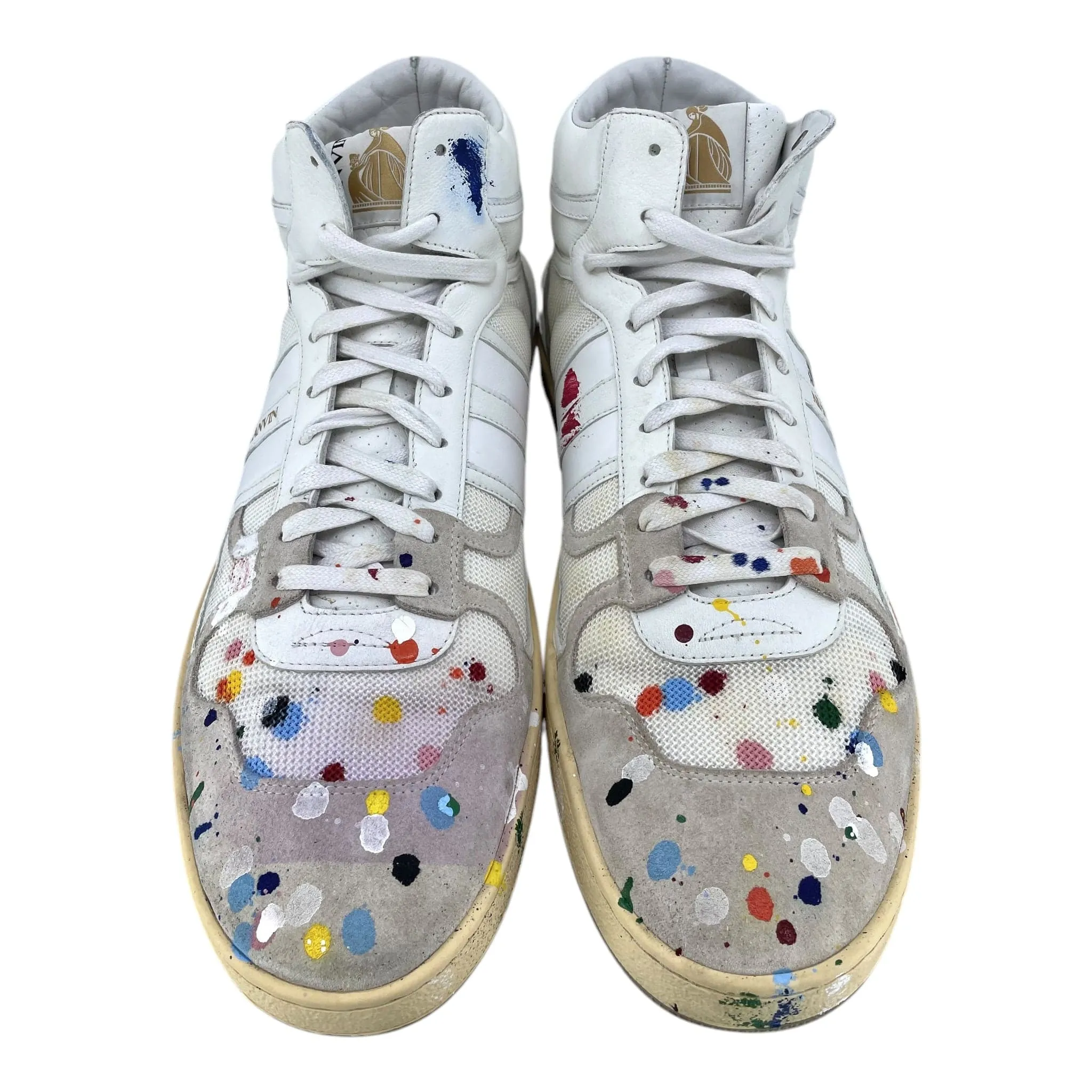 Lanvin x Gallery Department High-Top Sneaker Painted Clay Pre-Owned