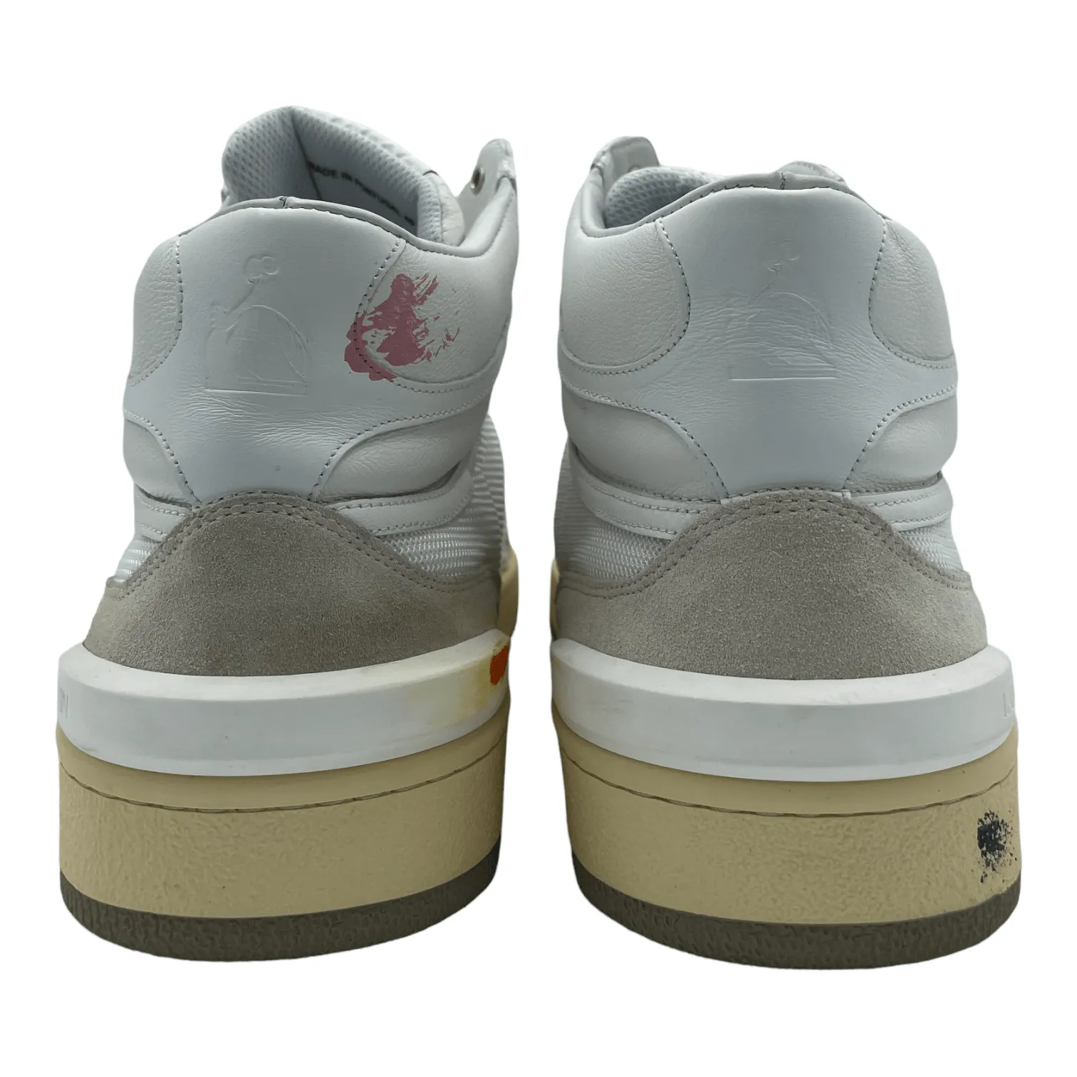 Lanvin x Gallery Department High-Top Sneaker Painted Clay Pre-Owned