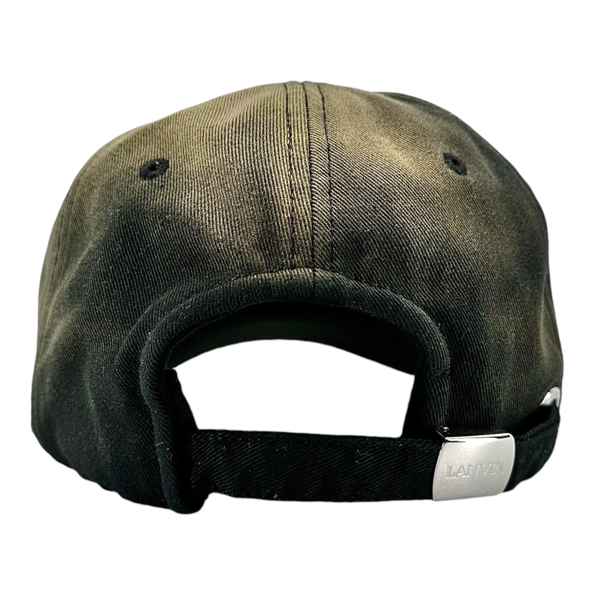 Lanvin x Gallery Deptartment Paint Splatter Strapback Hat Black