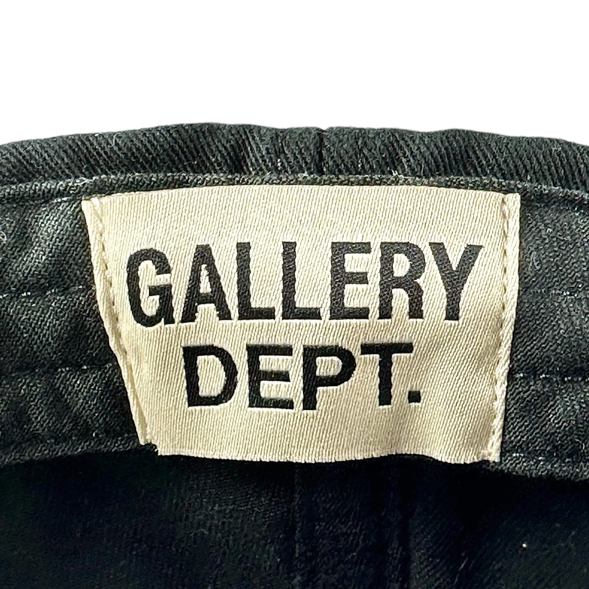 Lanvin x Gallery Deptartment Paint Splatter Strapback Hat Black