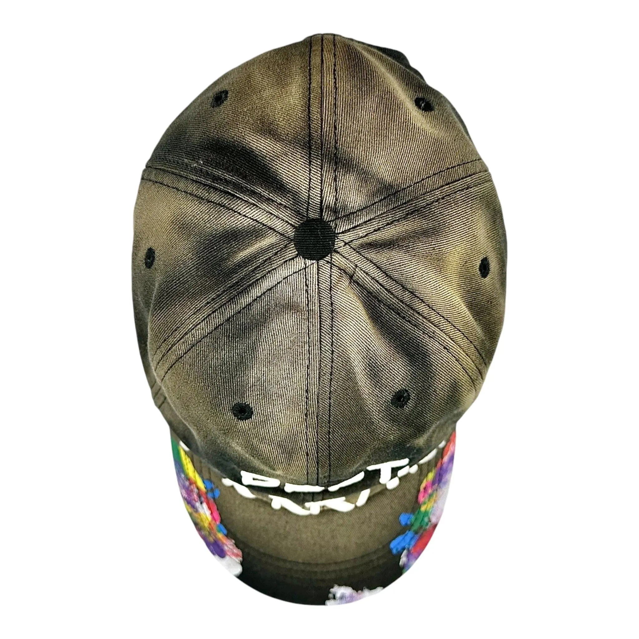 Lanvin x Gallery Deptartment Paint Splatter Strapback Hat Black