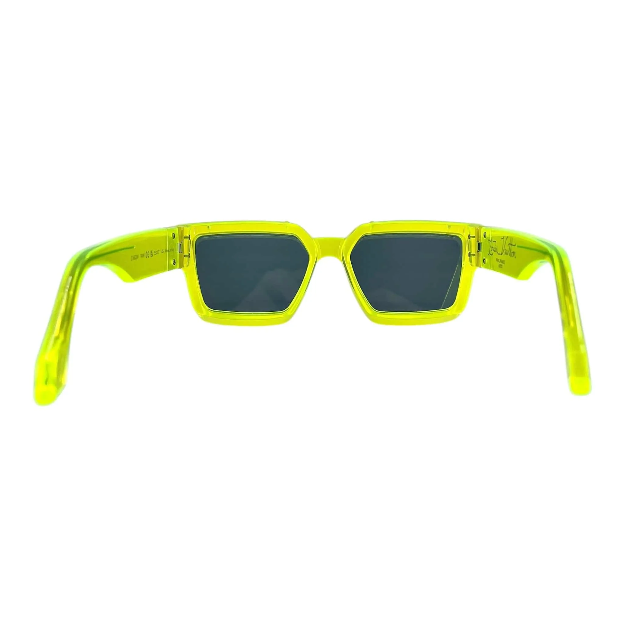 Louis Vuitton 1.1 Millionaire Sunglasses Neon Yellow Pre-Owned