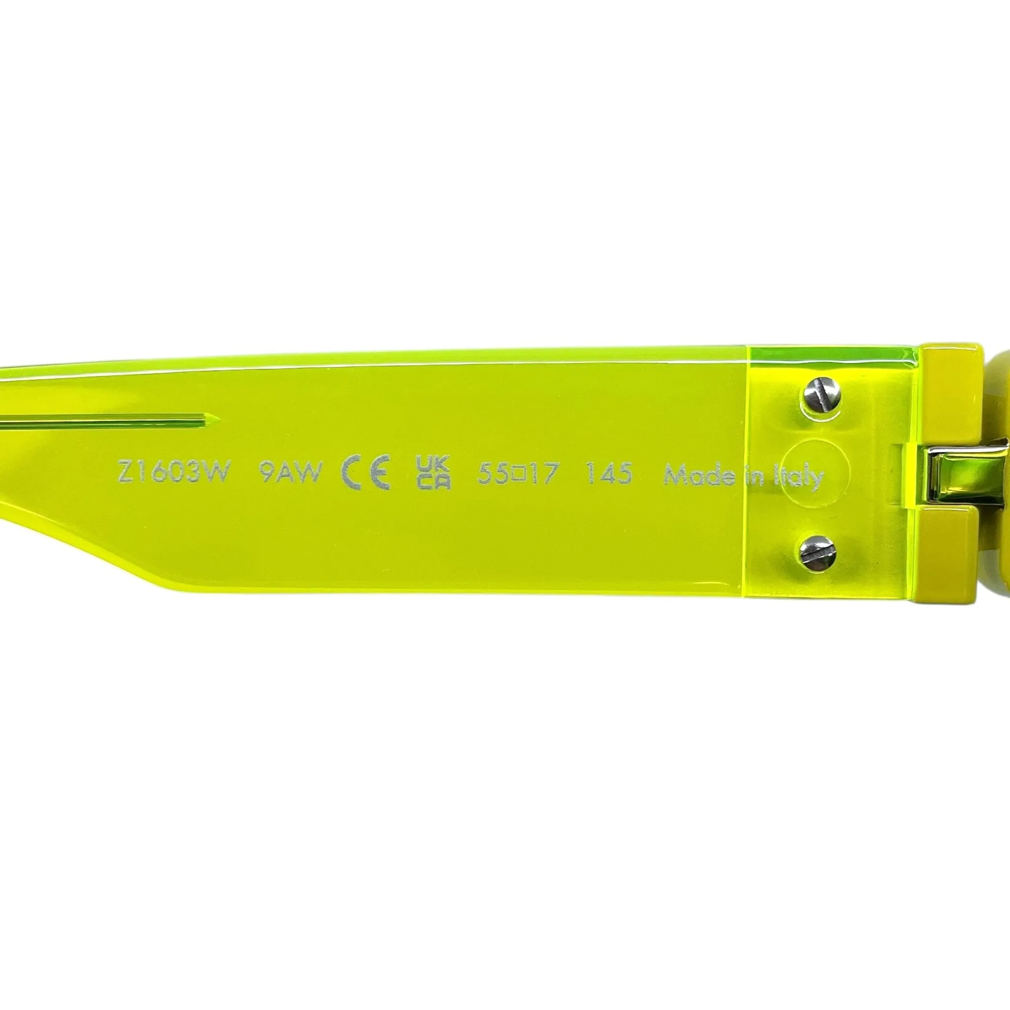 Louis Vuitton 1.1 Millionaire Sunglasses Neon Yellow Pre-Owned