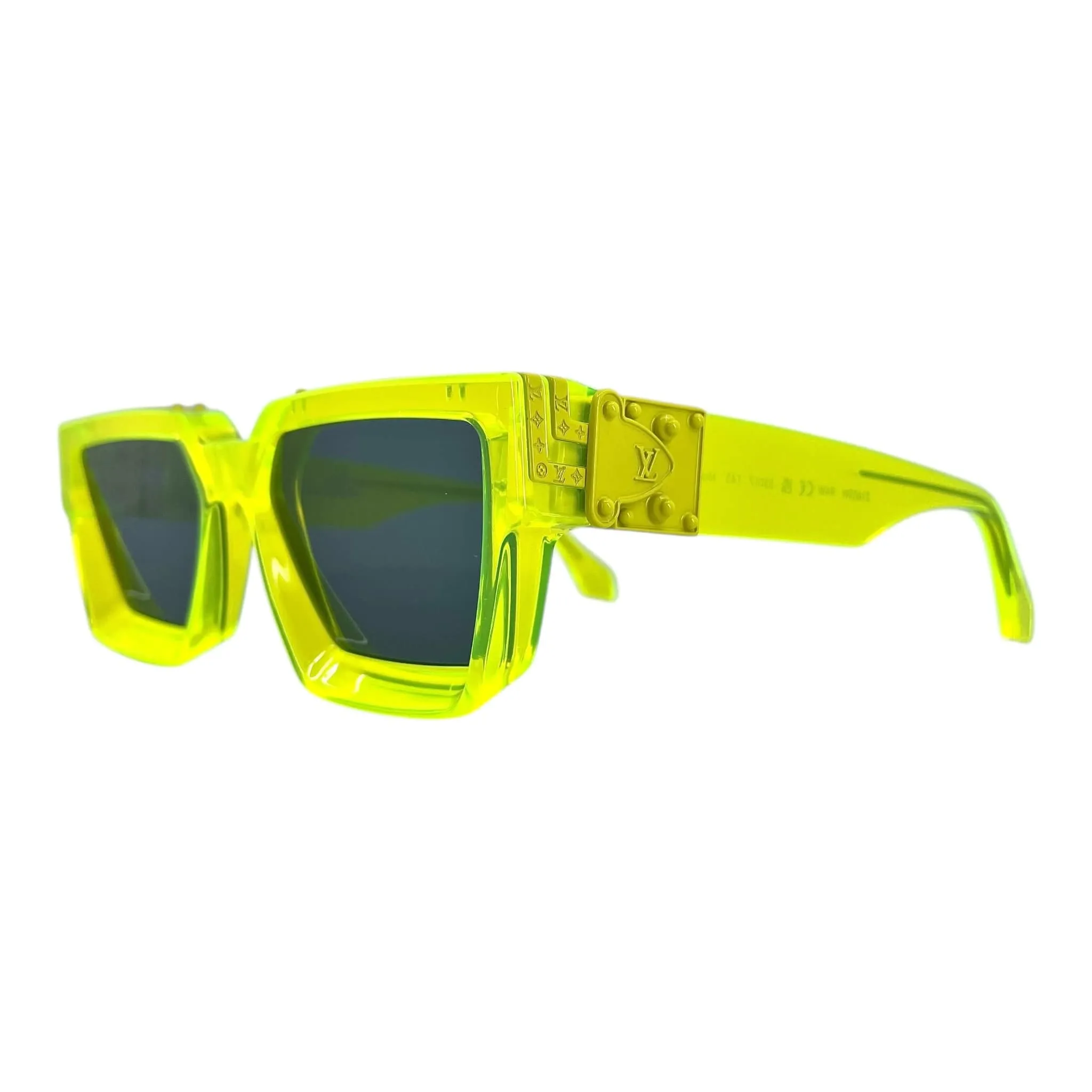 Louis Vuitton 1.1 Millionaire Sunglasses Neon Yellow Pre-Owned