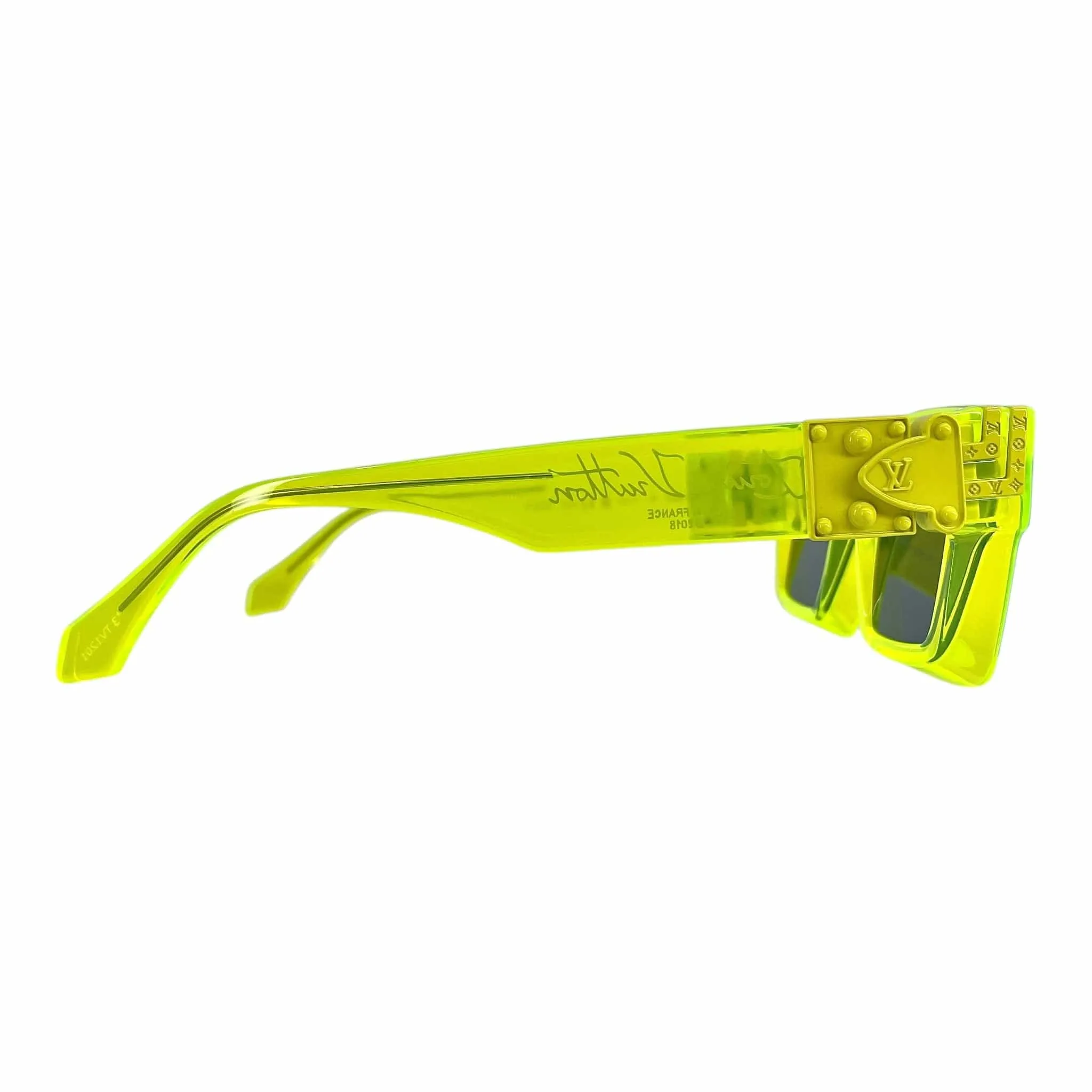 Louis Vuitton 1.1 Millionaire Sunglasses Neon Yellow Pre-Owned