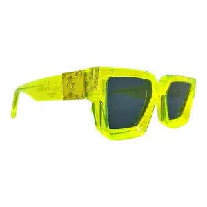 Louis Vuitton 1.1 Millionaire Sunglasses Neon Yellow Pre-Owned