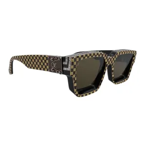 Louis Vuitton 1.1 Millionaires Damier Pop Sunglasses Brown Pre-Owned