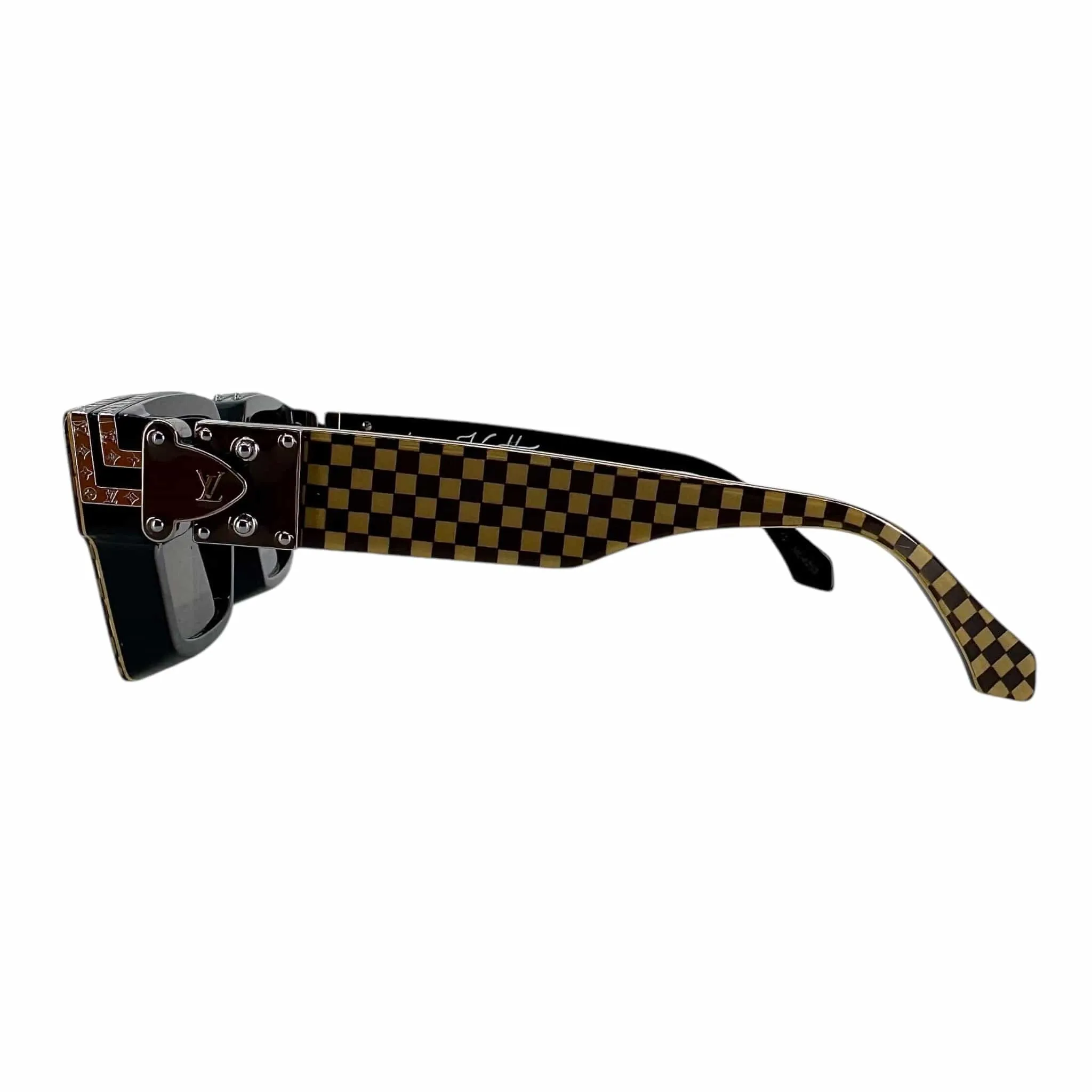 Louis Vuitton 1.1 Millionaires Damier Pop Sunglasses Brown Pre-Owned
