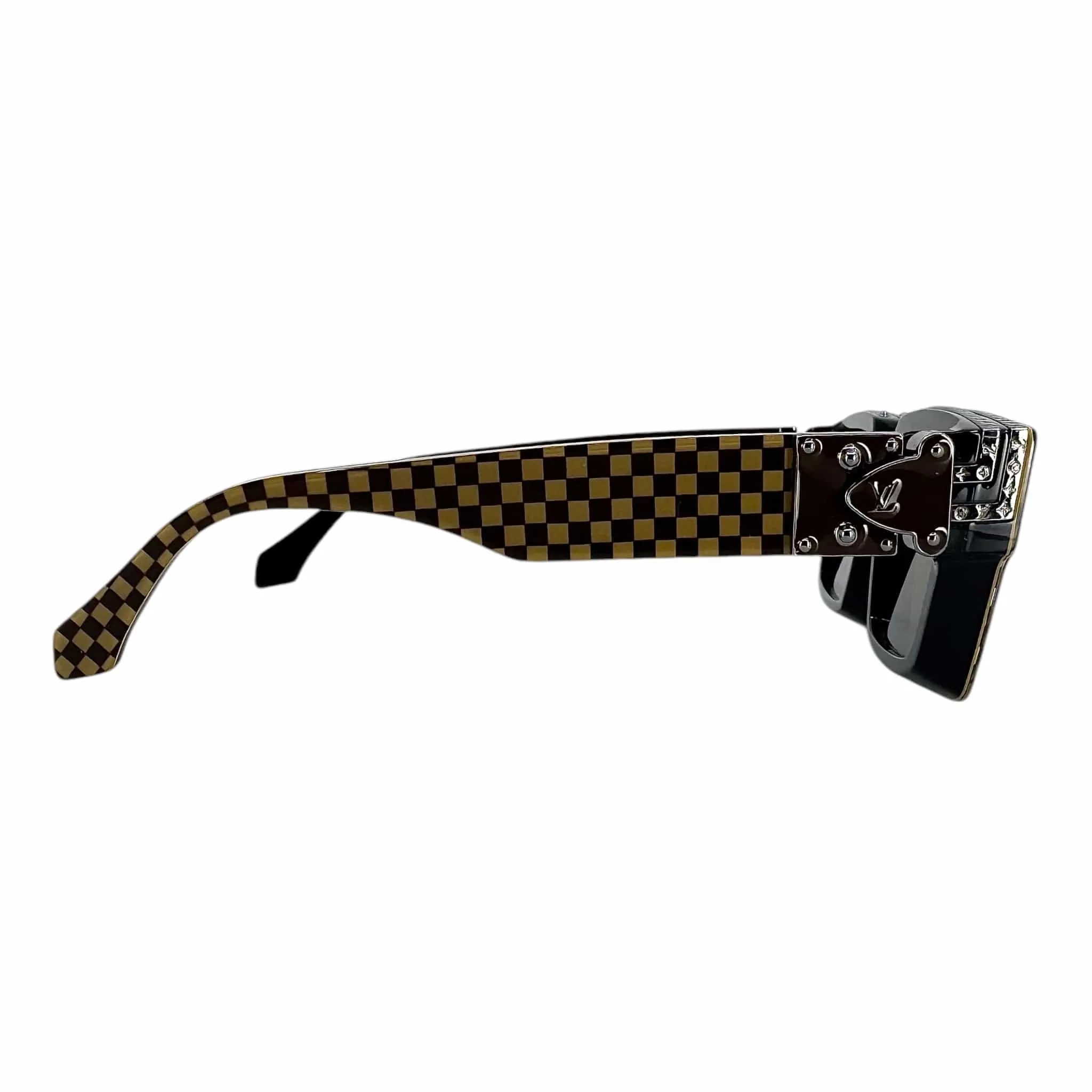Louis Vuitton 1.1 Millionaires Damier Pop Sunglasses Brown Pre-Owned