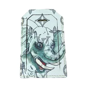 Louis Vuitton Chapman Brothers Luggage Tag Monogram White