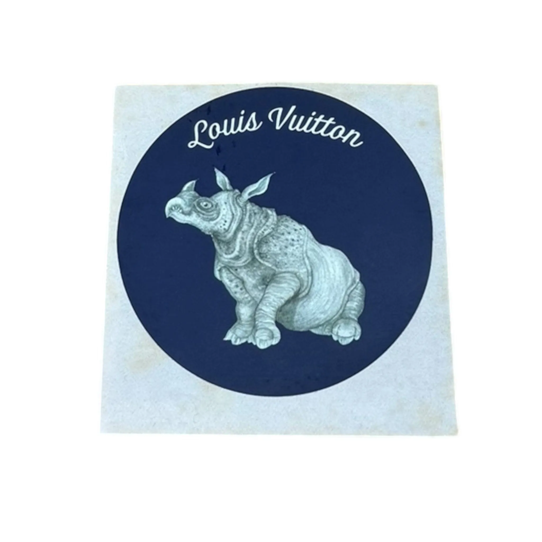 Louis Vuitton Chapman Brothers Luggage Tag Monogram White