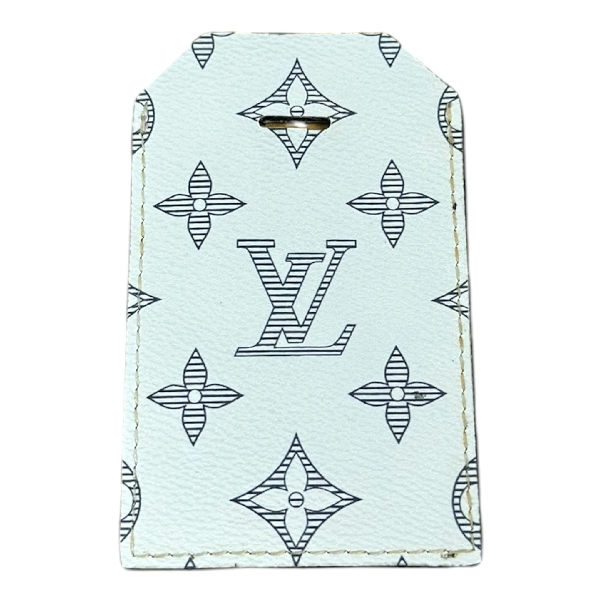 Louis Vuitton Chapman Brothers Luggage Tag Monogram White