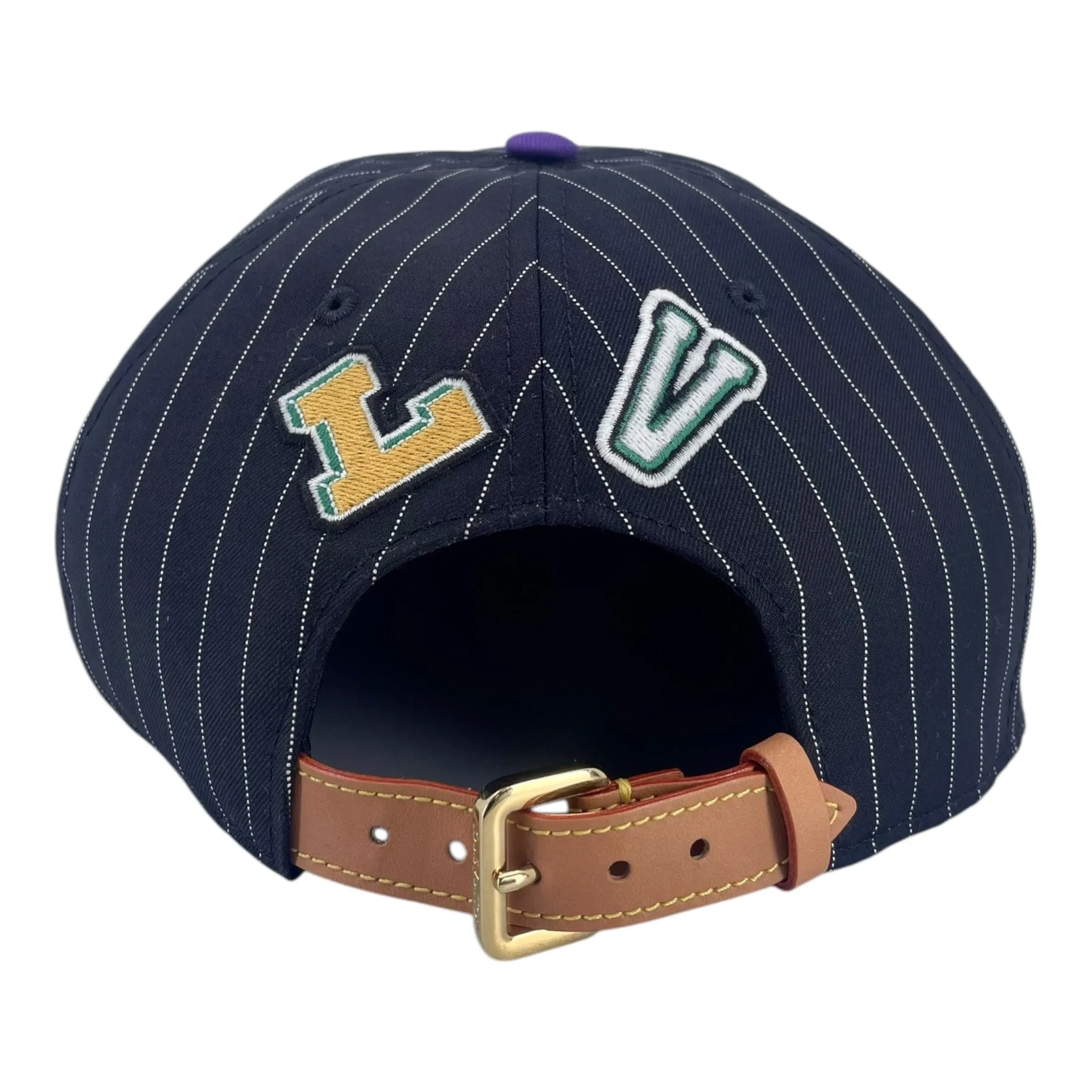 Louis Vuitton Croco Malletier Mesh Cap Black Pre-Owned