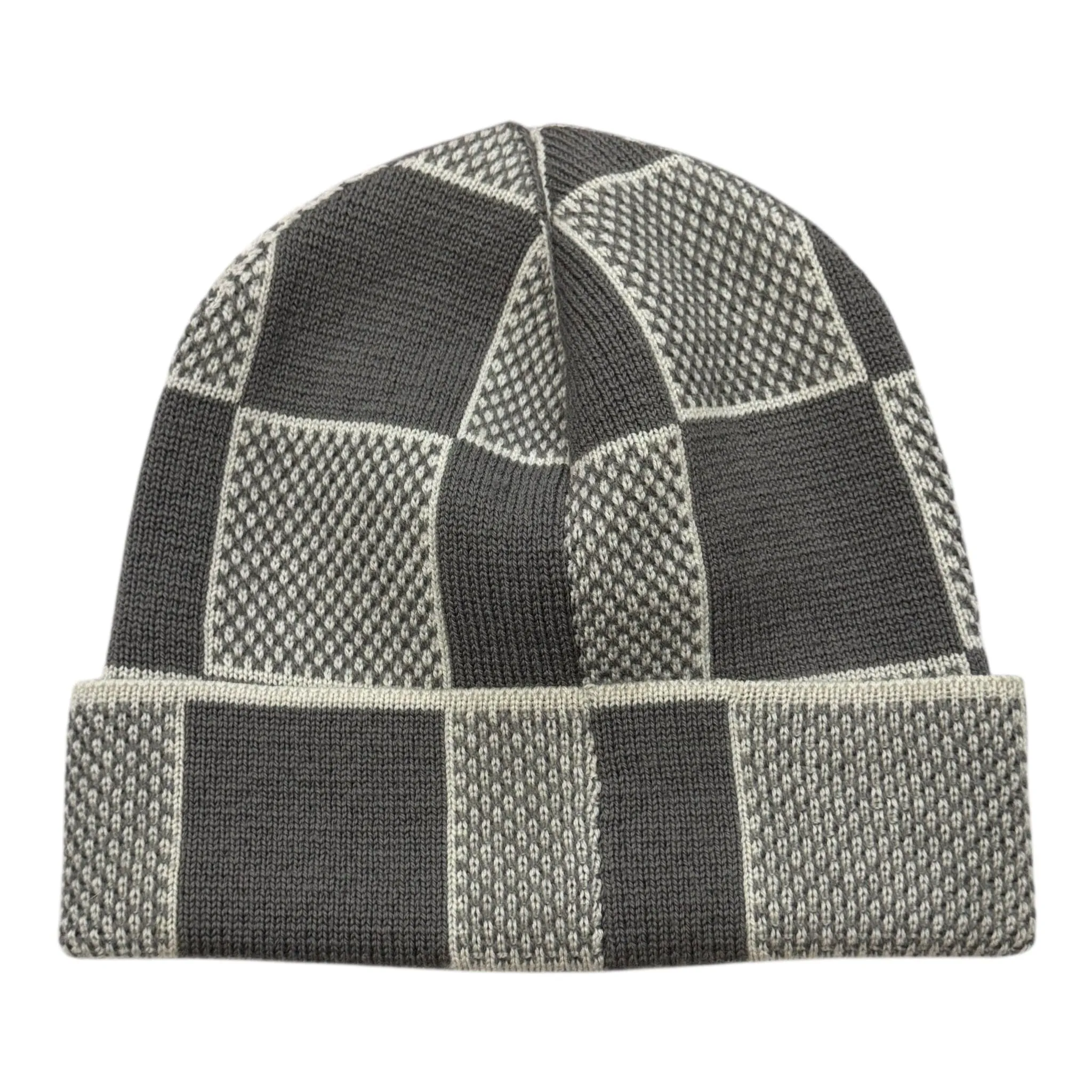 Louis Vuitton Damier Heritage Beanie Dark Grey Pre-Owned