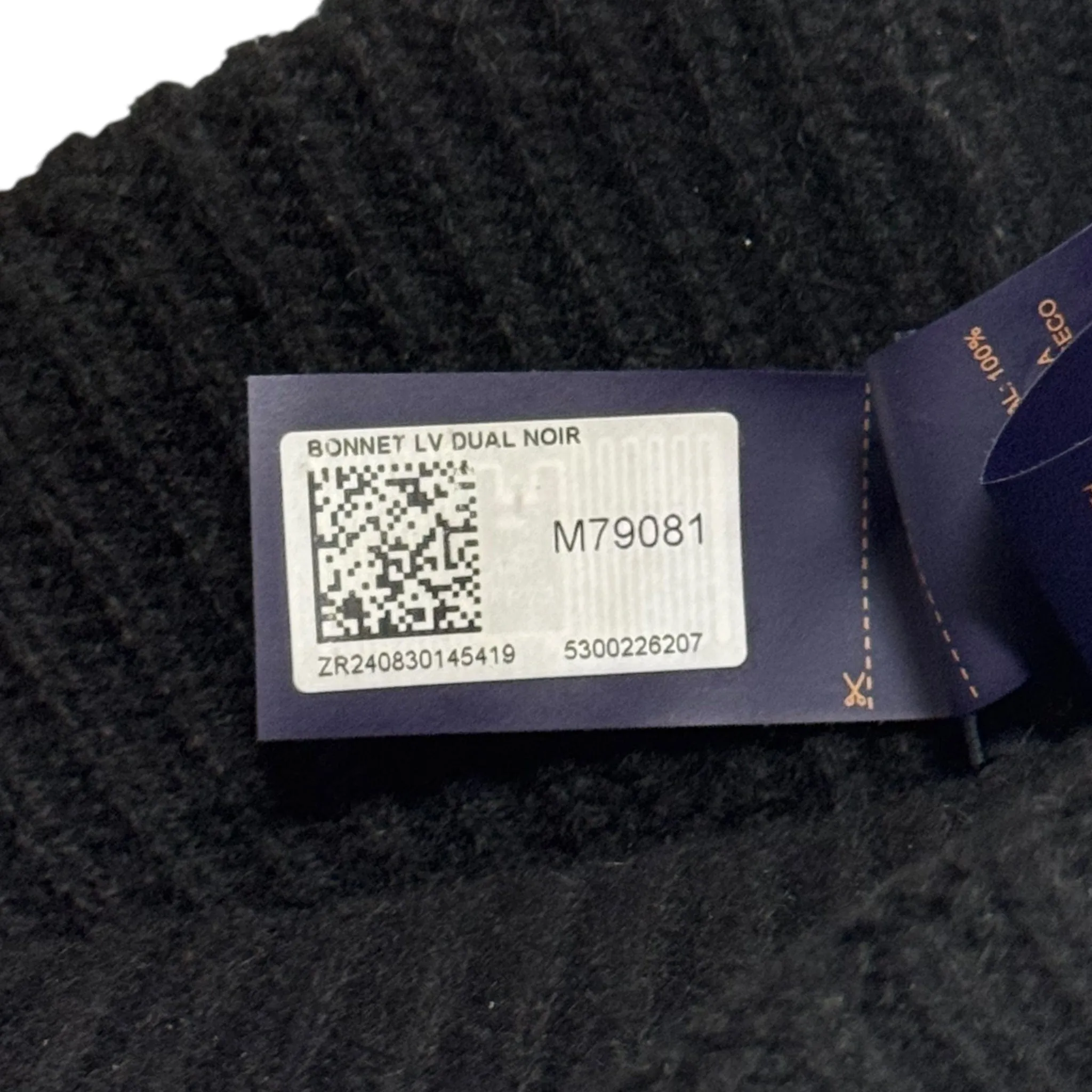 Louis Vuitton Duel Beanie Black Pre-Owned
