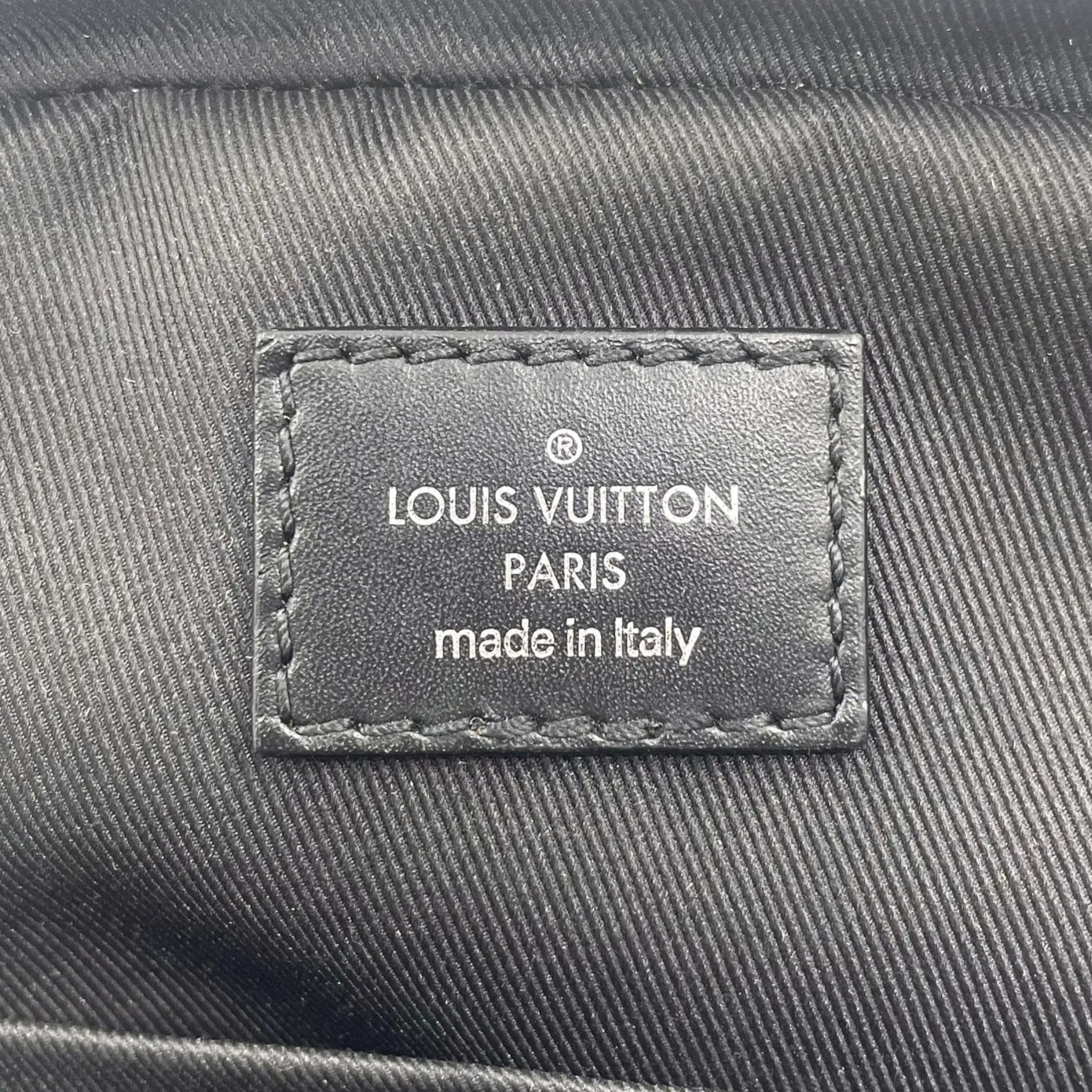 Louis Vuitton Epi Leather Side Bag Black Pre-Owned