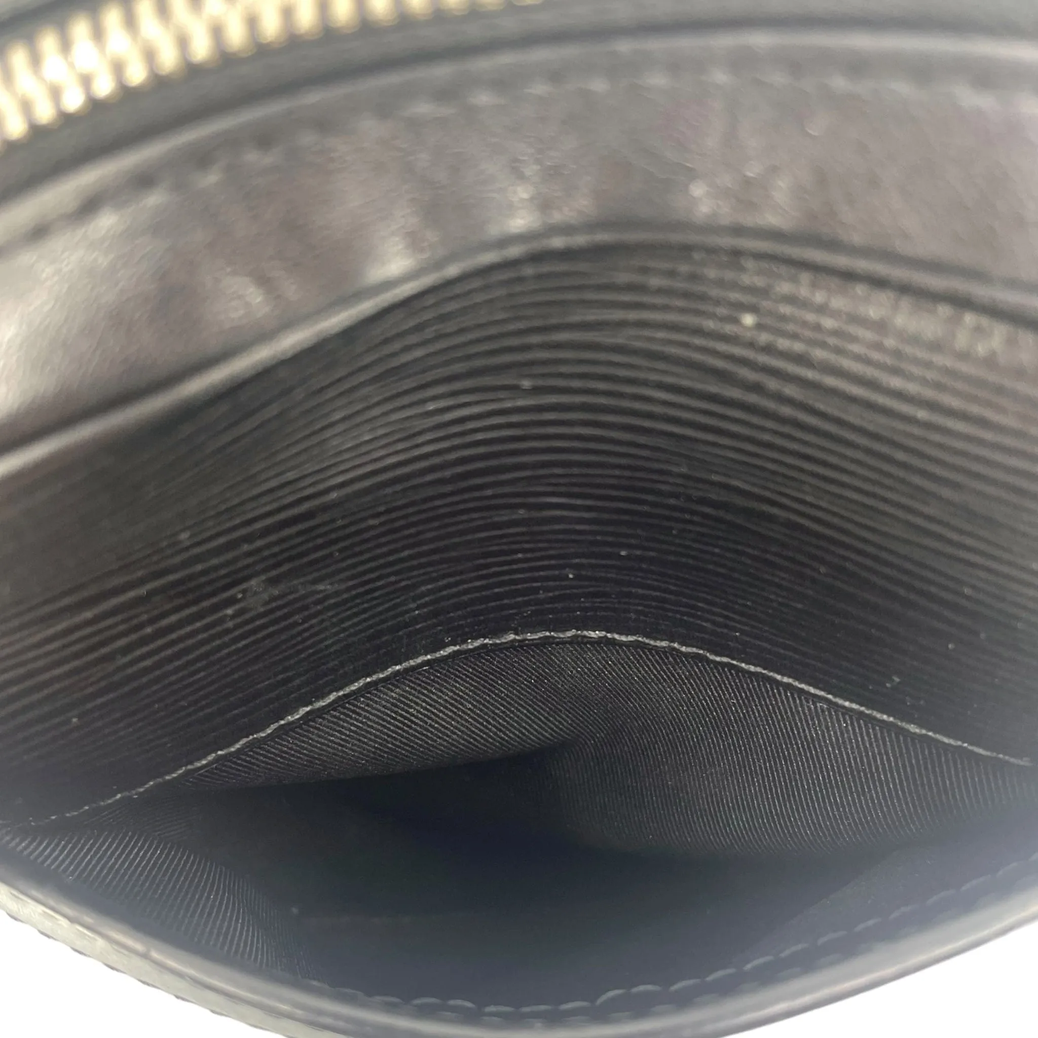 Louis Vuitton Epi Leather Side Bag Black Pre-Owned