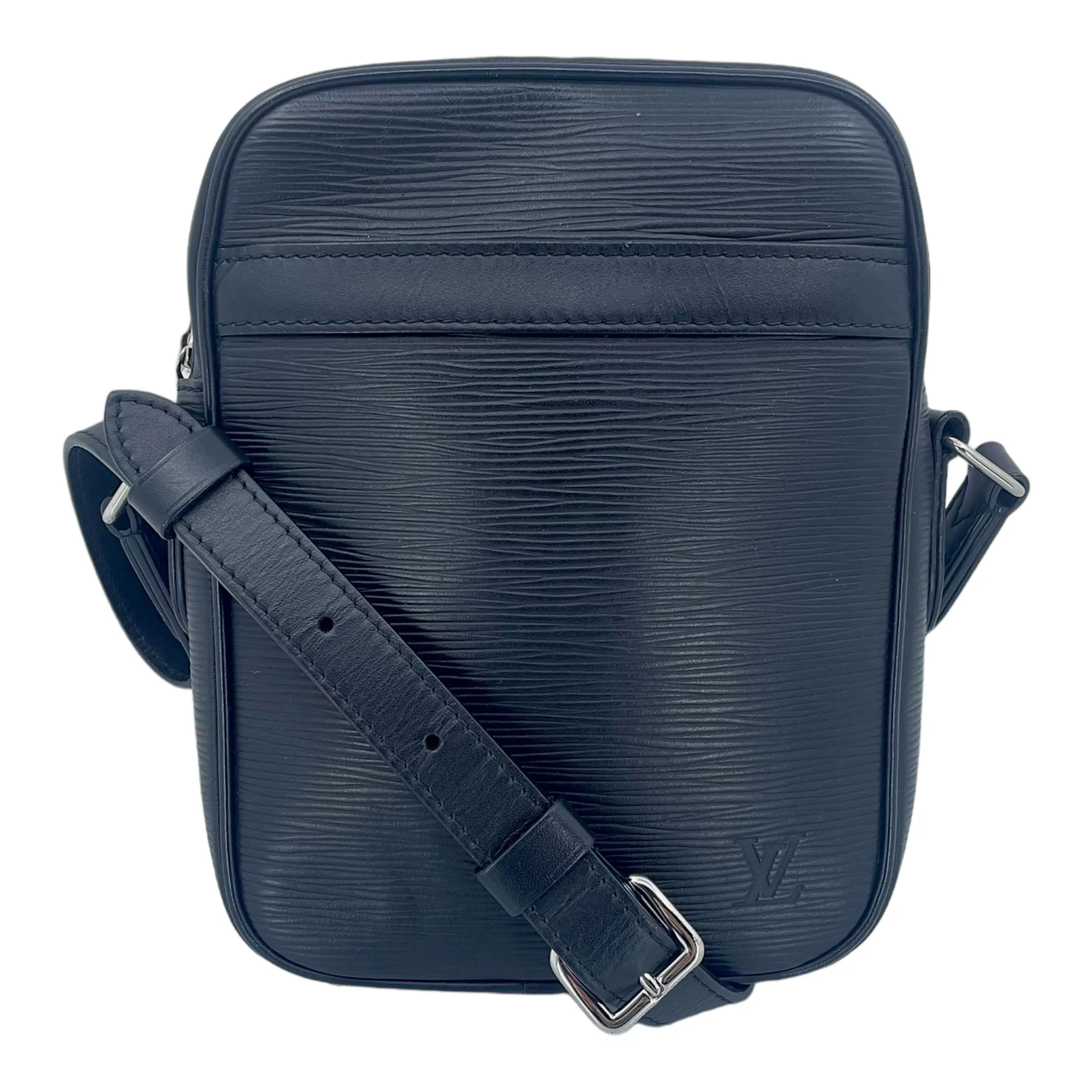 Louis Vuitton Epi Leather Side Bag Black Pre-Owned