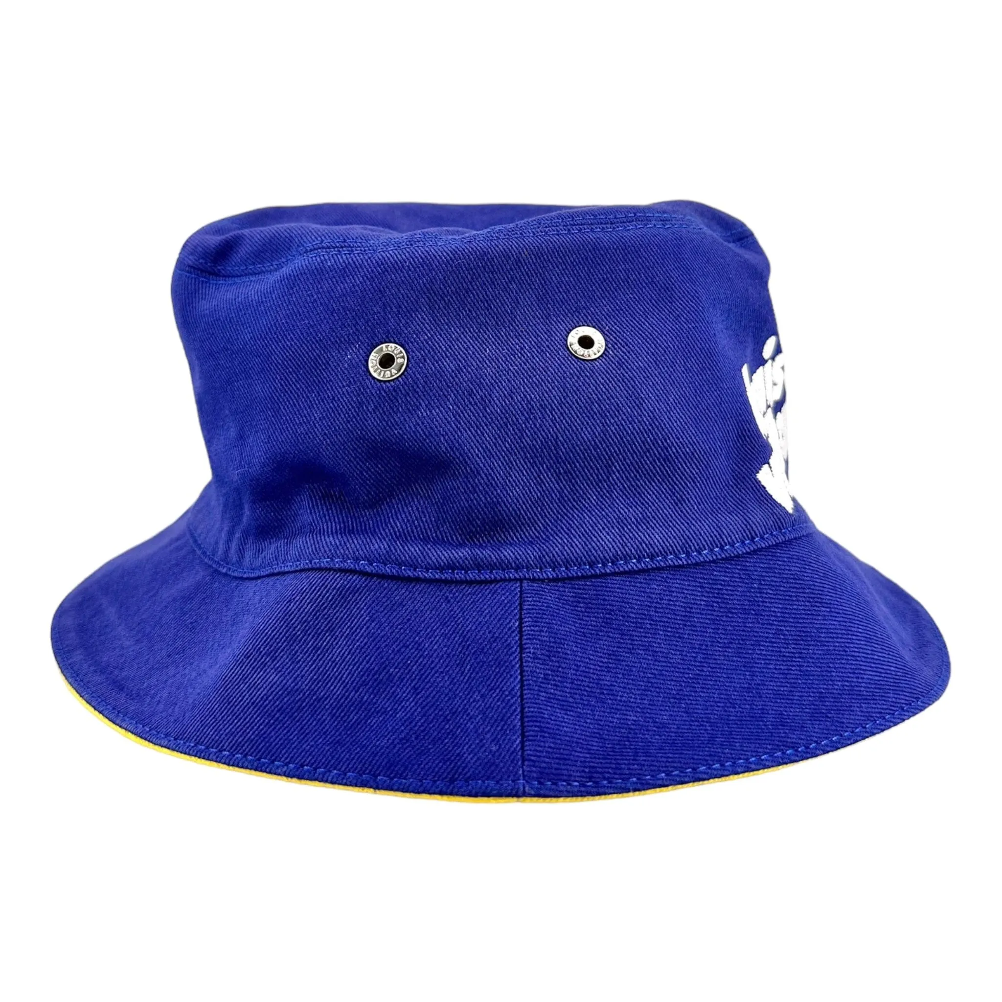 Louis Vuitton Everyday LV Bucket Hat Blue Yellow Pre-Owned